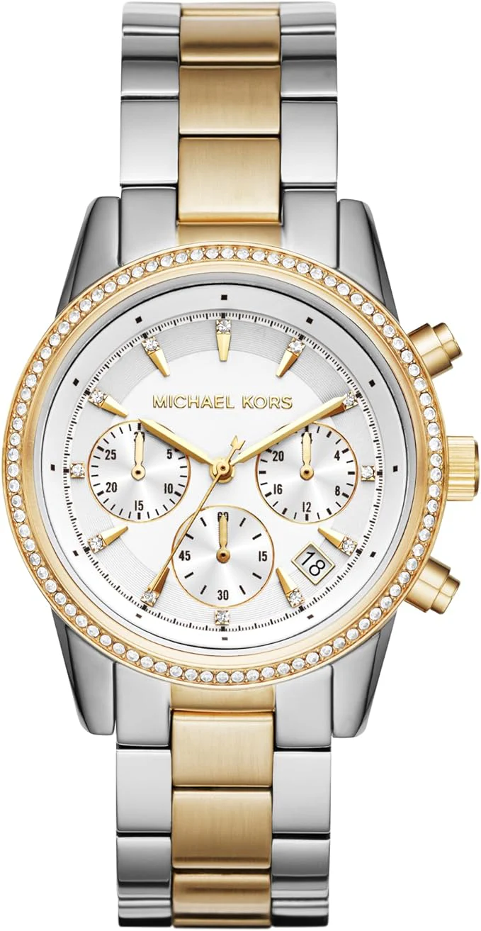 Michael Kors Womens Bryant Two-Tone Stainless Steel Watch