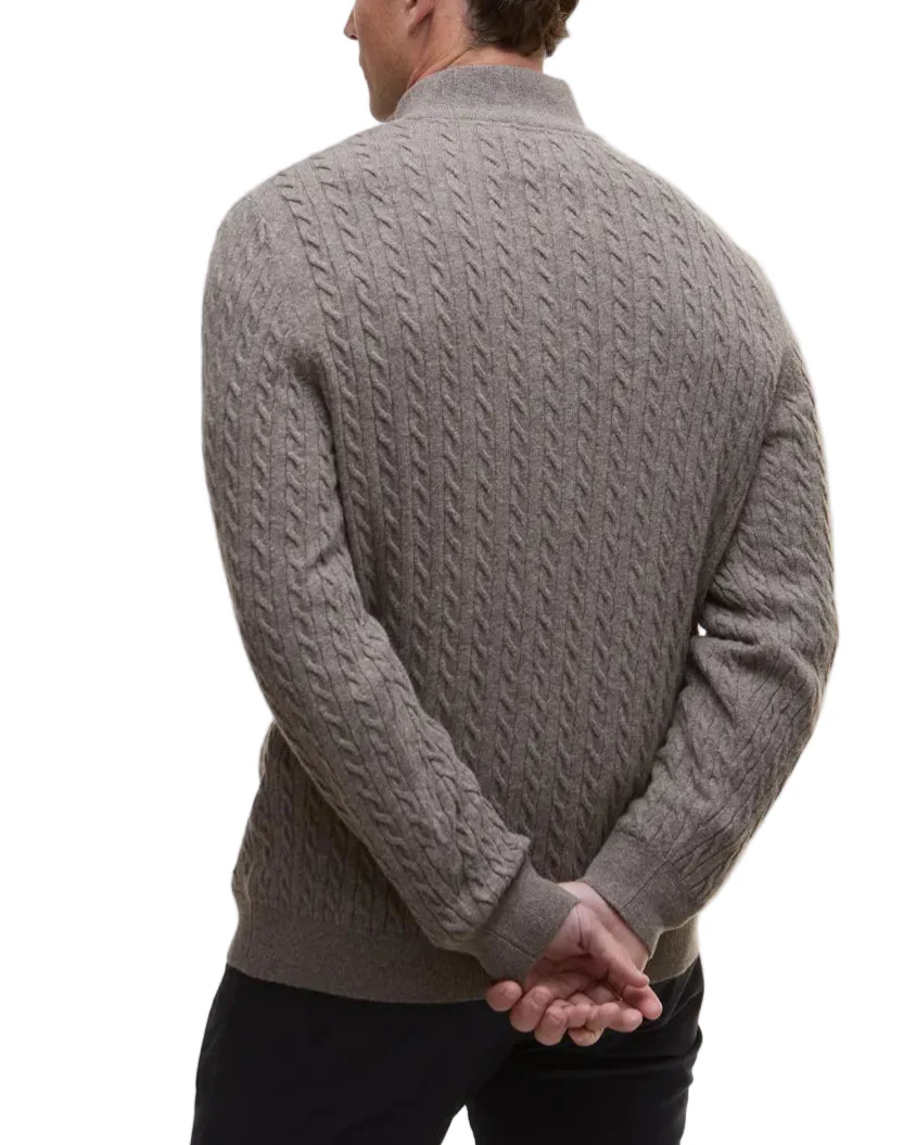 Barbour Mens Ramsden Half Zip Jumper Sweater - Image 3