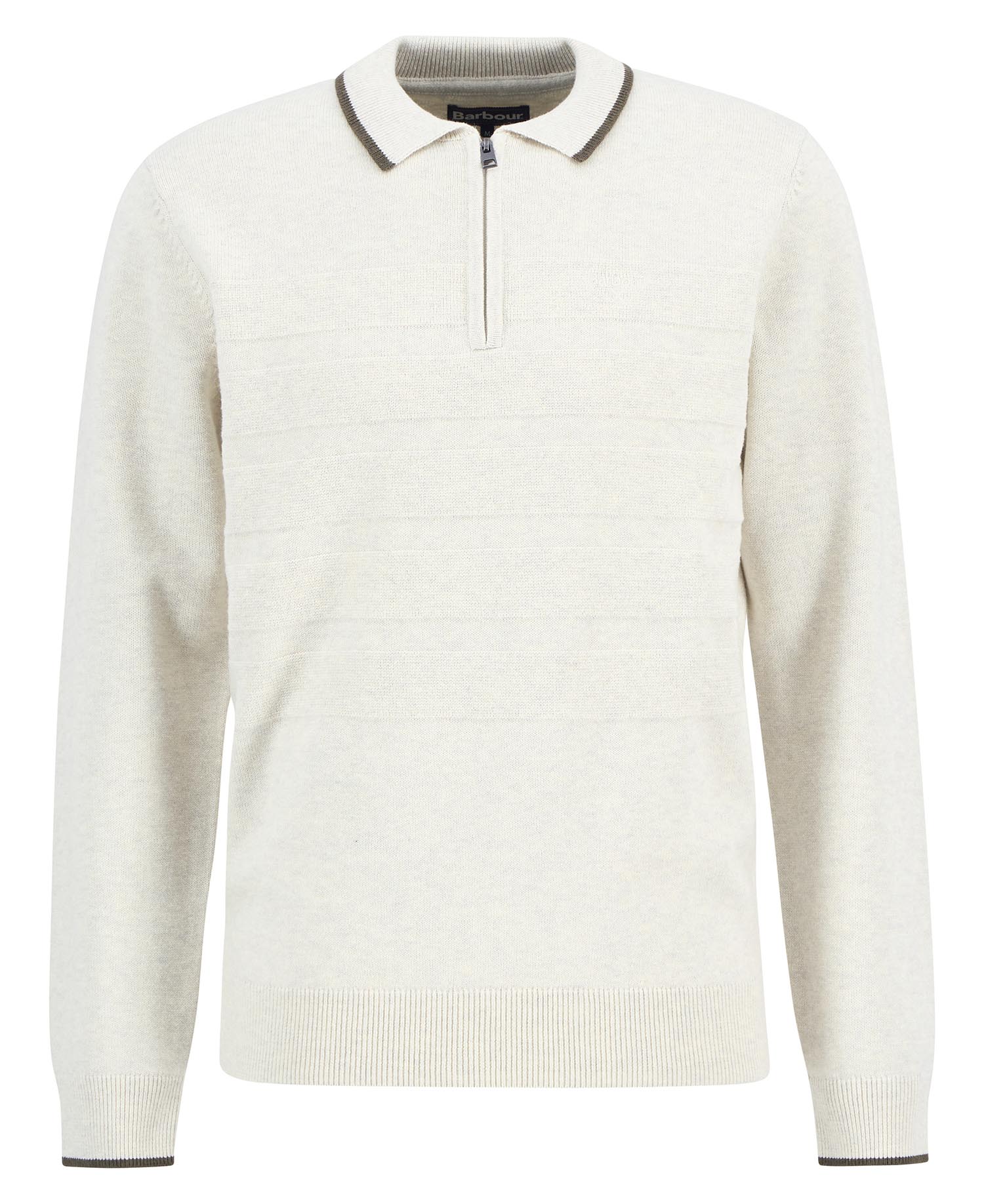 Barbour Mens Fenhill Knitted Long Sleeve Polo Shirt