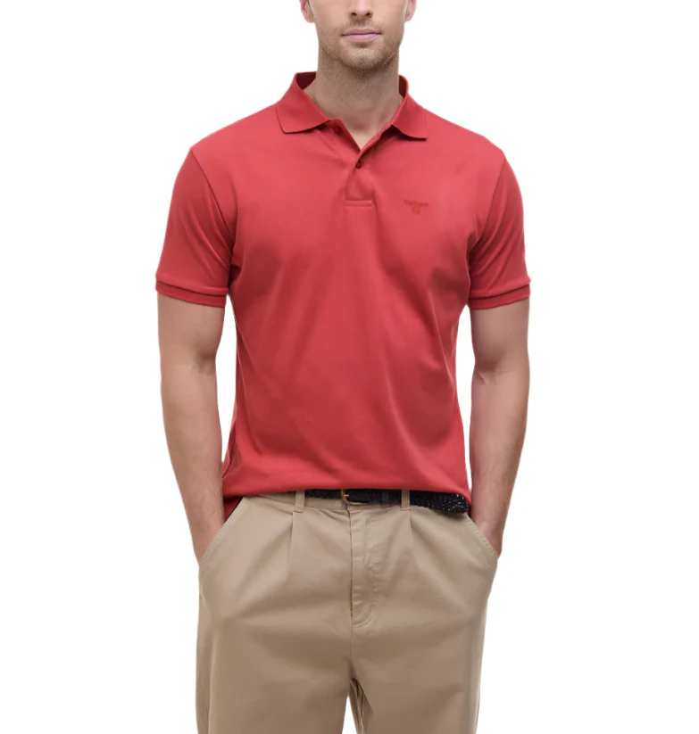 Barbour Mens Hylton Short Sleeve Polo Shirt - Image 2