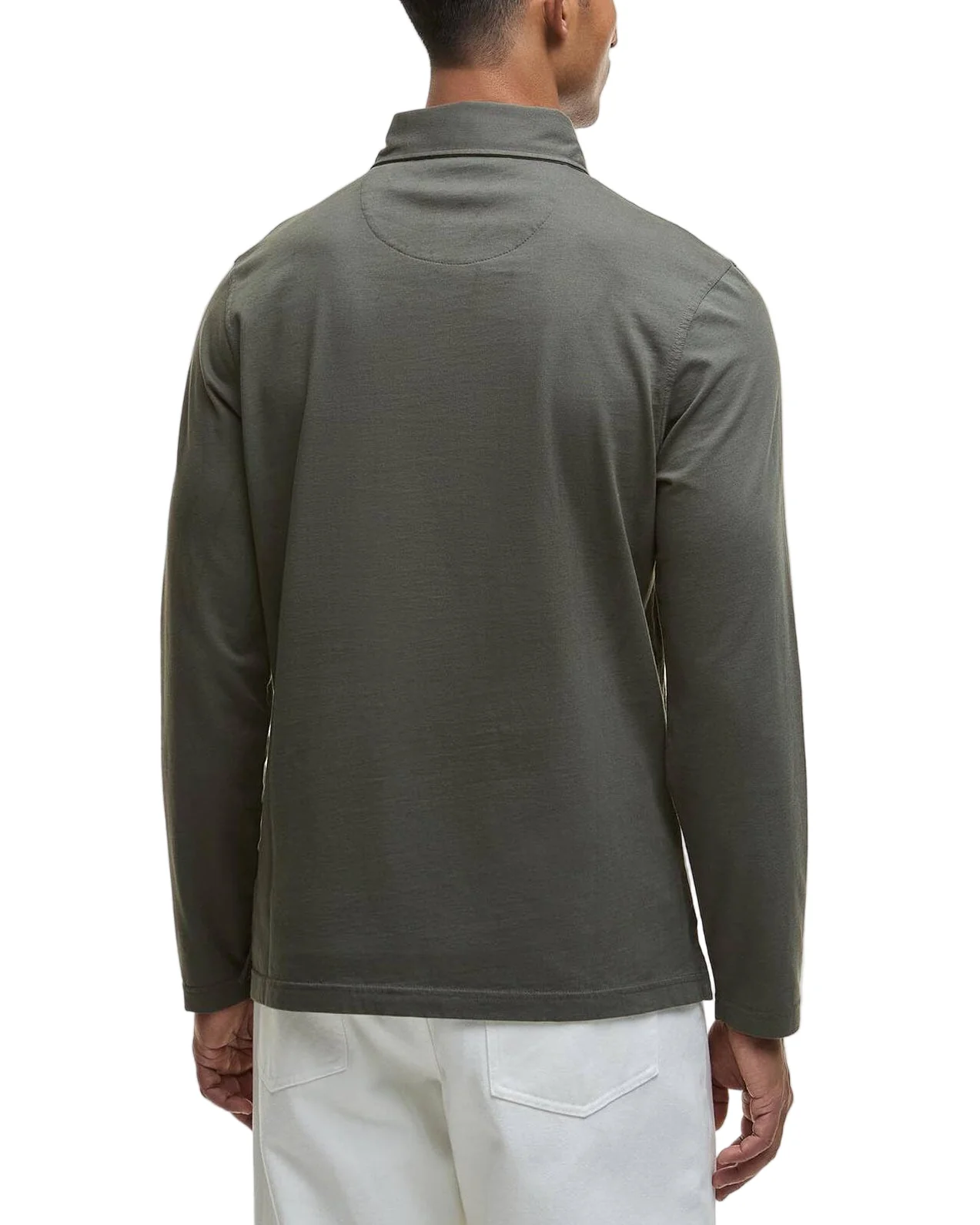 Barbour Mens Margrove Tailored Long Sleeve Polo Shirt - Image 3