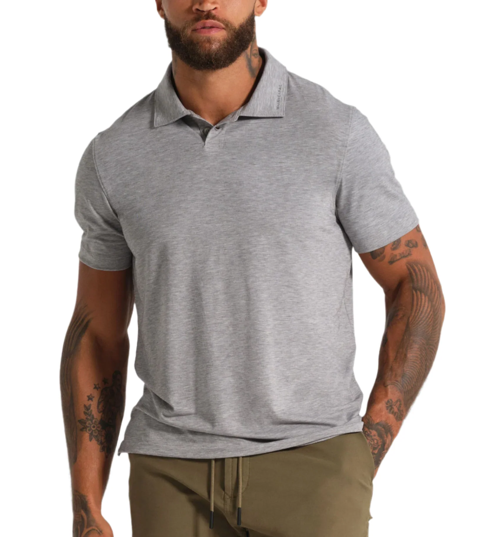 Municipal Mens Sport Utility Short Sleeve Polo Shirt - Image 4