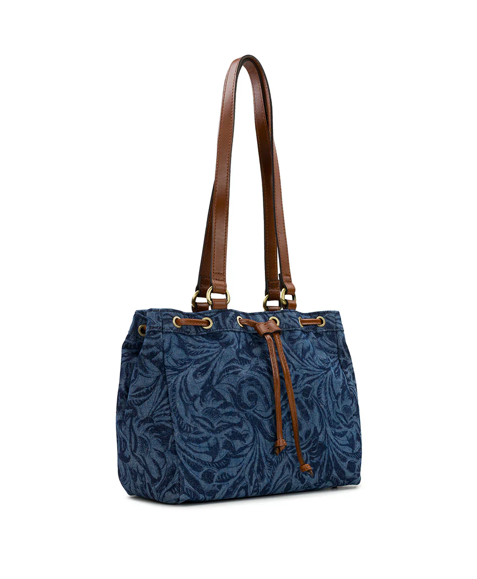 Patricia Nash Mouliana Drawstring Satchel Handbag - Image 3