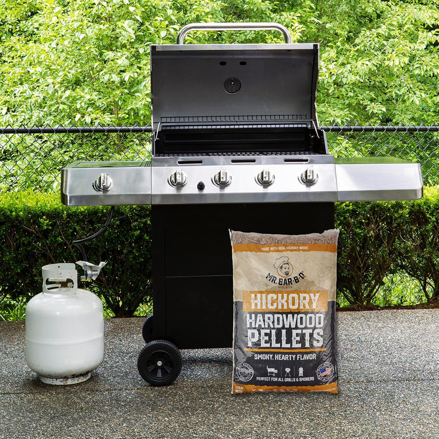 Mr. Bar-B-Q Hickory Smoking Pellets - 20 lb. - Image 4