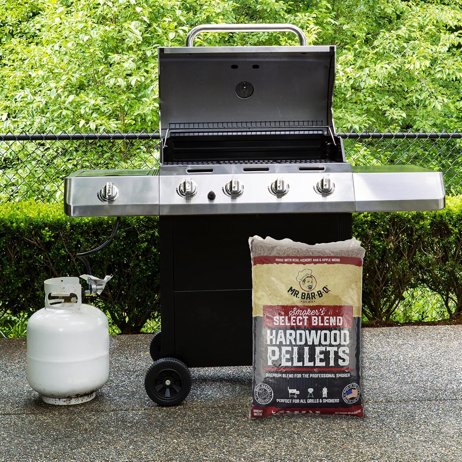 Mr. Bar-B-Q Smokers Select Blend Smoking Pellets - 20 lb. - Image 4