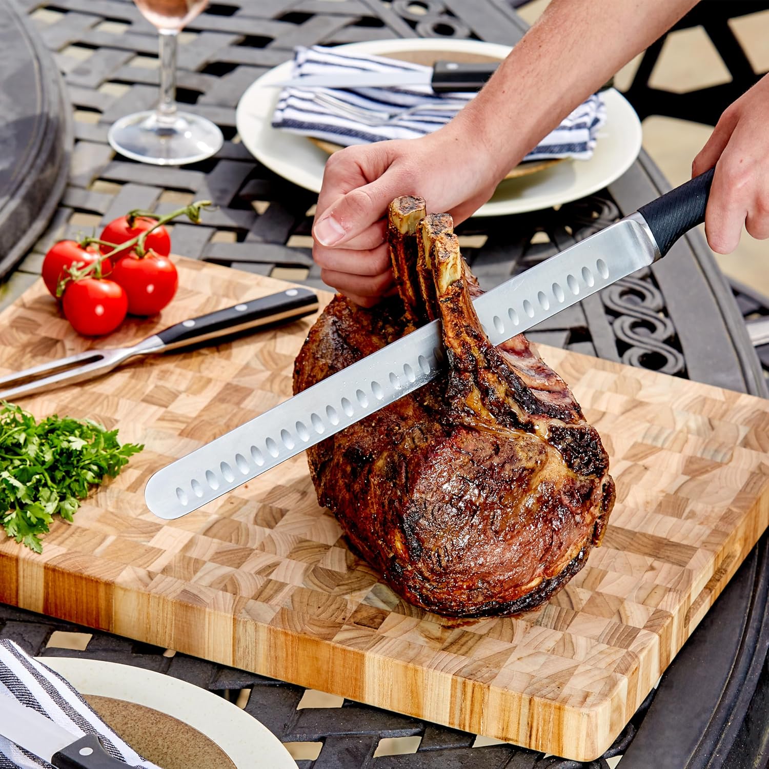 Mr. Bar-B-Q Carving Knife Carbon Steel 12 " - Image 3