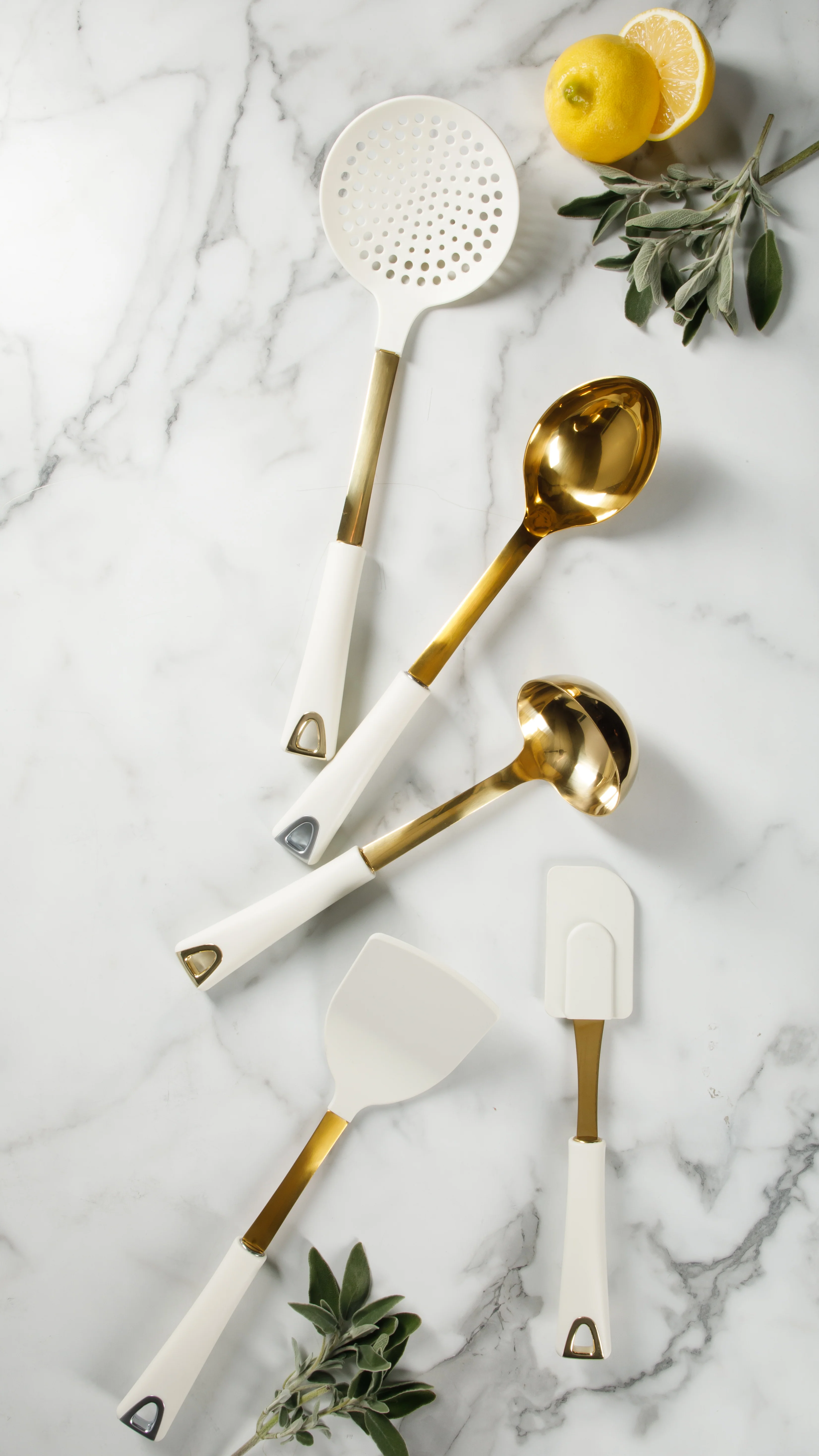 Martha Stewart Lockton Stainless Steel & Nylon Kitchen Tool Set - 5 Piece - Image 7