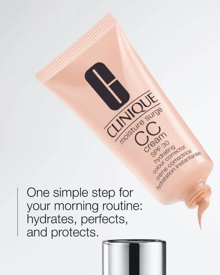 Clinique Moisture Surge CC Cream Hydrating Color Corrector Broad Spectrum SPF 30 - Light - Image 3