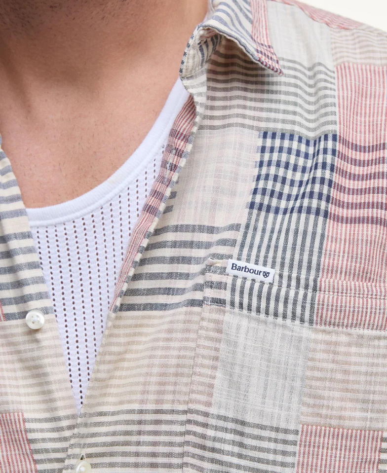 Barbour Mens Oakshore Regular Short Sleeve Shirt - Image 4