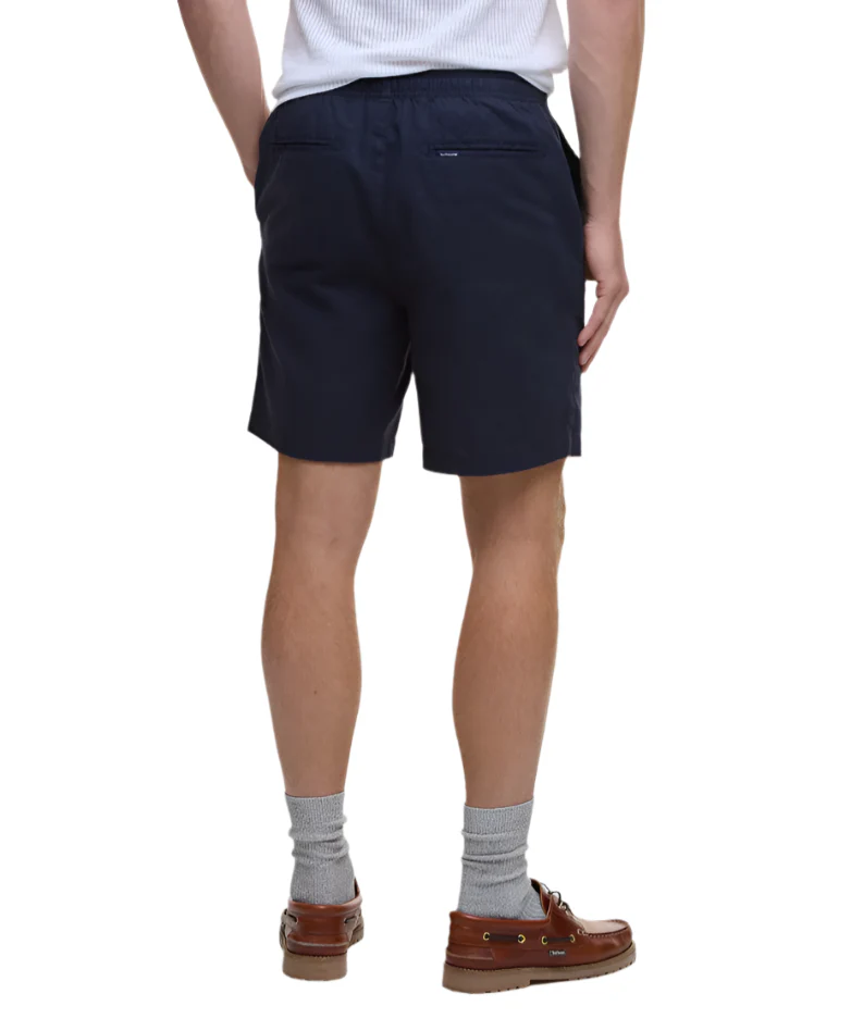 Barbour Mens Cotton Linen Relaxed Shorts - Image 3