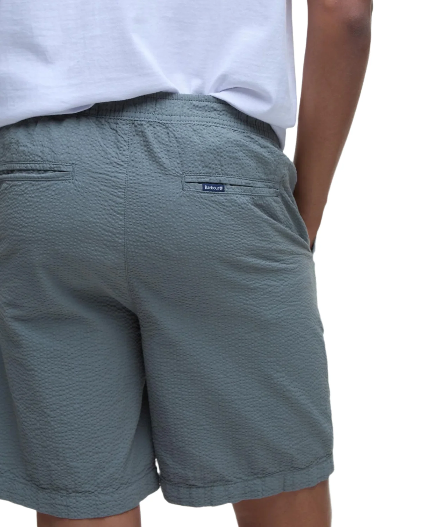 Barbour Mens Callercove Seersucker Shorts - Image 4