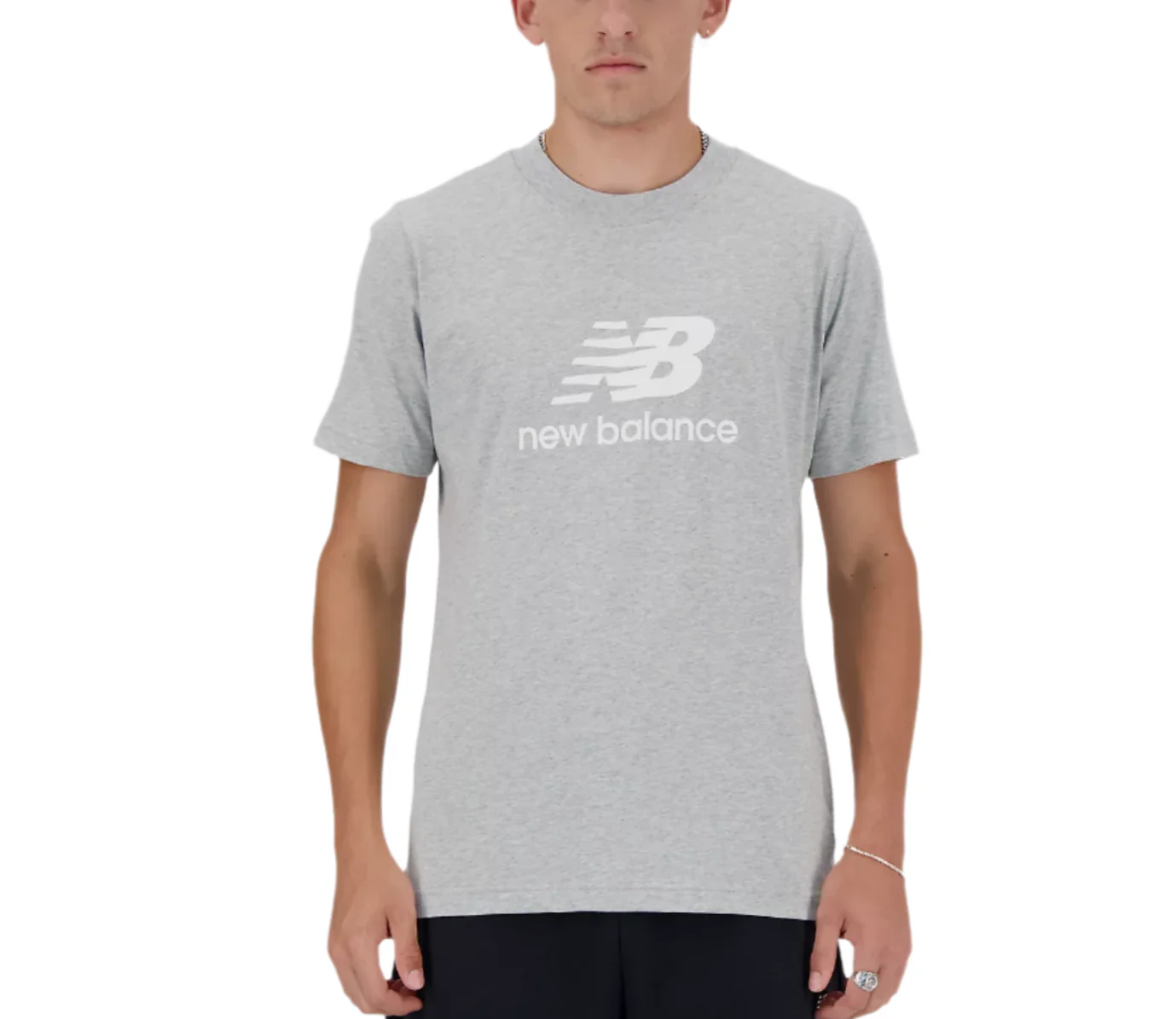 New Balance Mens Sport Essentials Logo Short Sleeve T-Shirt - Image 2