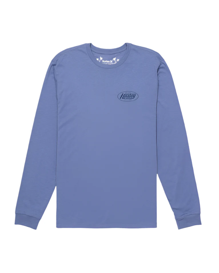 Hurley Mens Everyday H20-DRI Oil Change Slub Long Sleeve T-Shirt - Image 2
