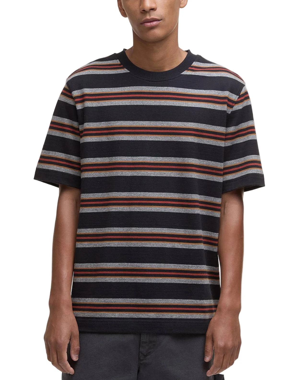 Barbour Mens Sandwick Relaxed Striped Short Sleeve T-Shirt - Image 2