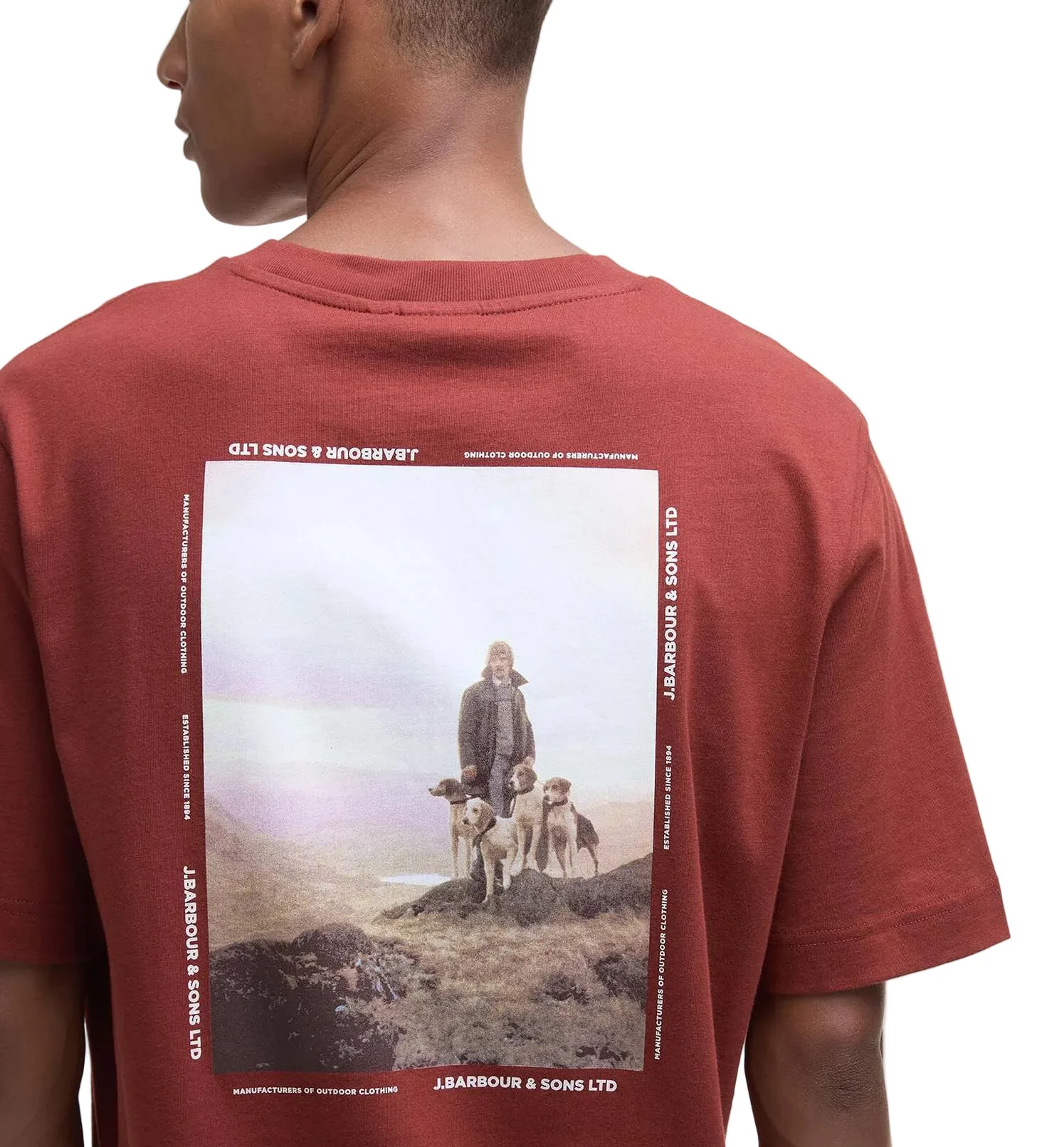 Barbour Mens Parkend Photographic Relaxed Short Sleeve T-Shirt - Image 4
