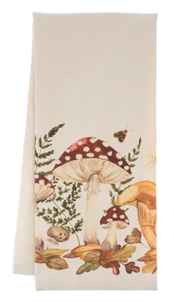 Ganz Mushroom Kitchen Tea Towel - Image 2