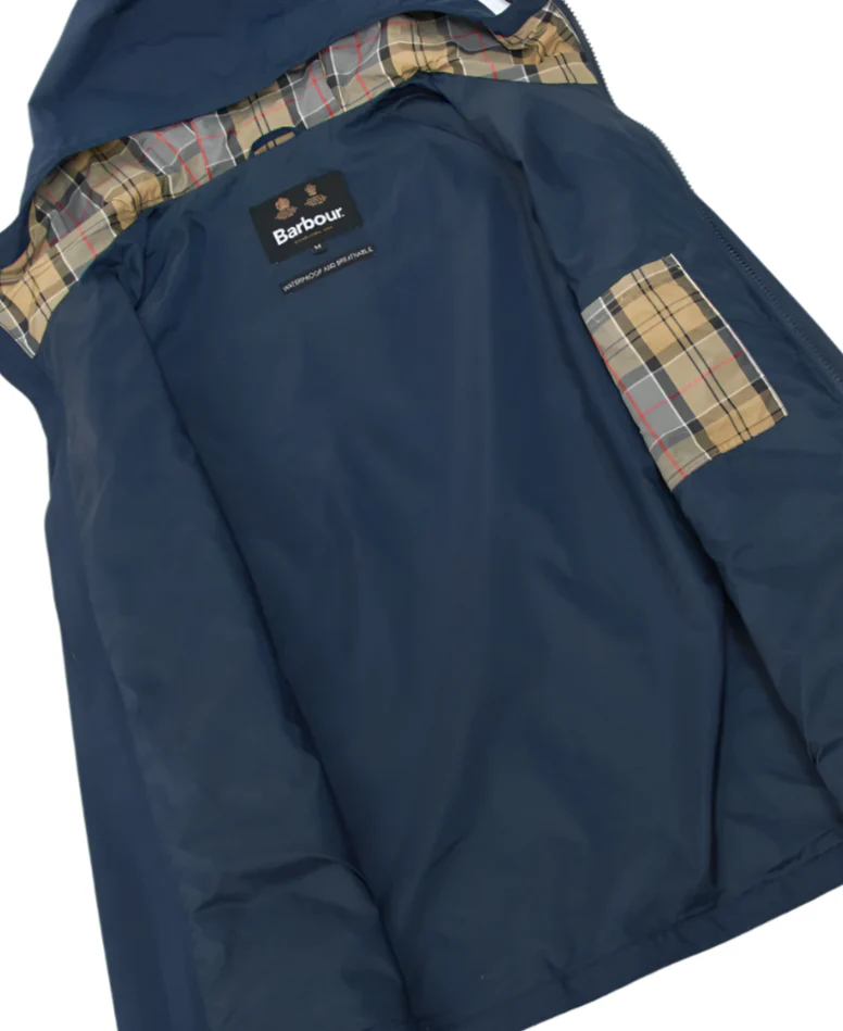 Barbour Mens Hooded Domus Waterproof Jacket - Image 4