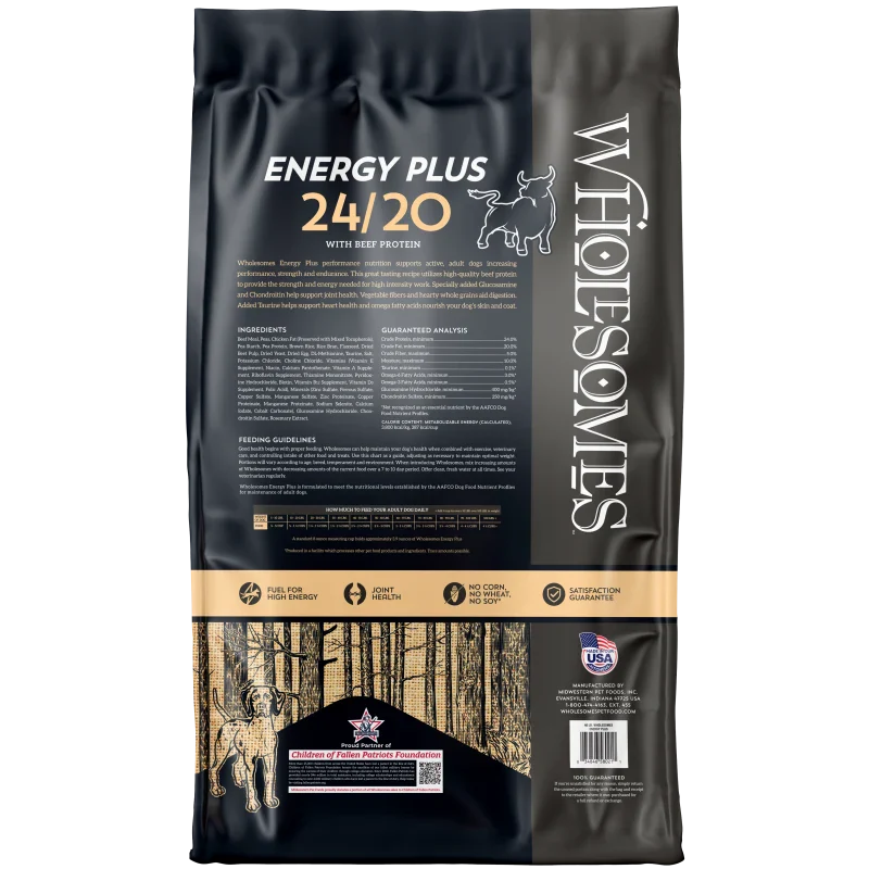 Wholesomes Energy Plus Dog Food - 40 lbs. - Image 2