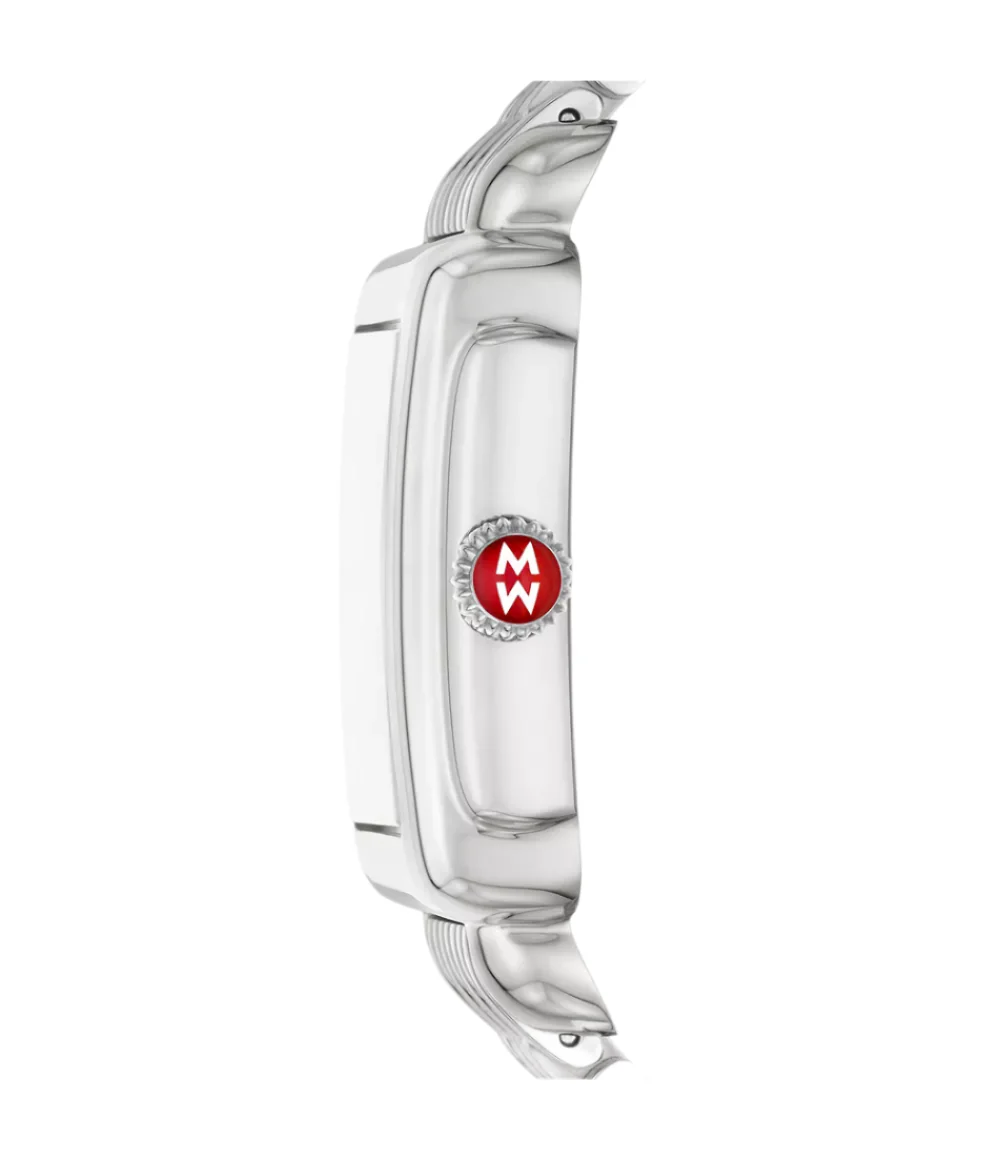 Michele Deco Mid Stainless Diamond Dial Watch - Image 3