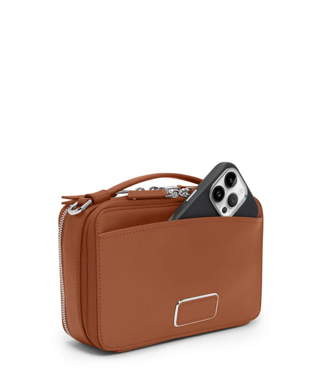 TUMI Voyageur Leather Myla Crossbody Handbag - Image 3