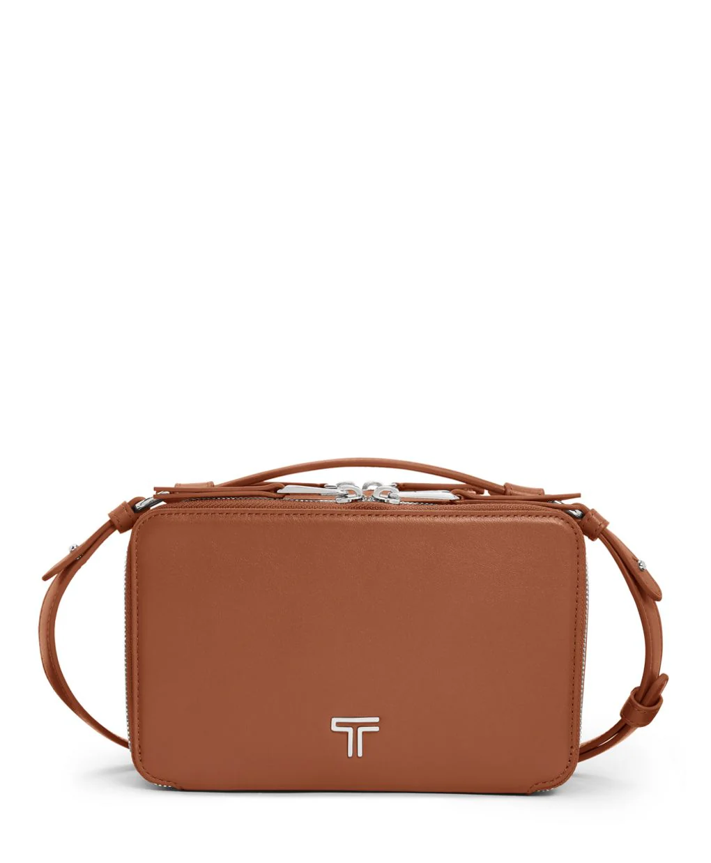 TUMI Voyageur Leather Myla Crossbody Handbag - Image 4