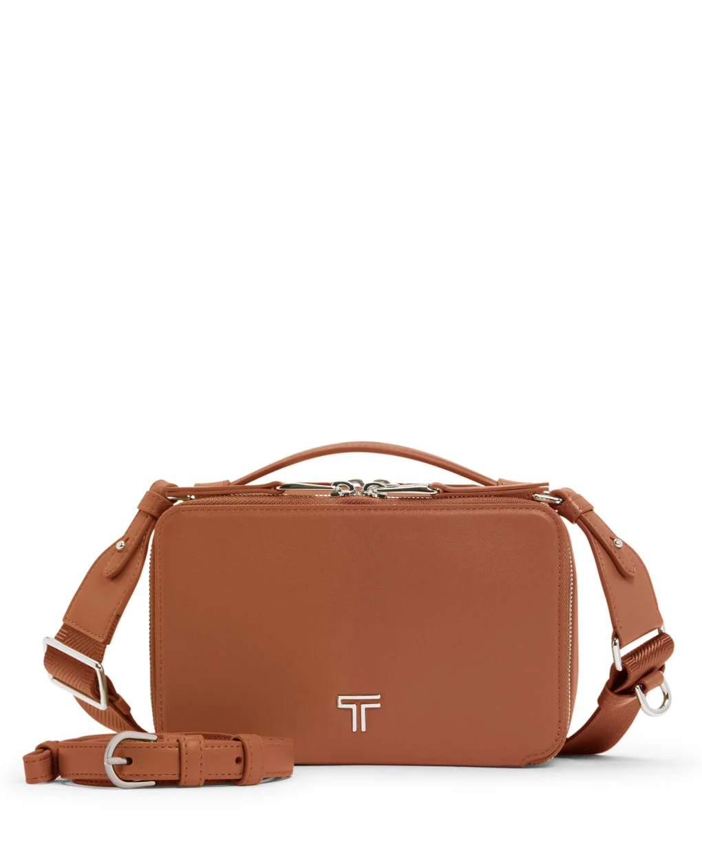 TUMI Voyageur Leather Myla Crossbody Handbag - Image 5
