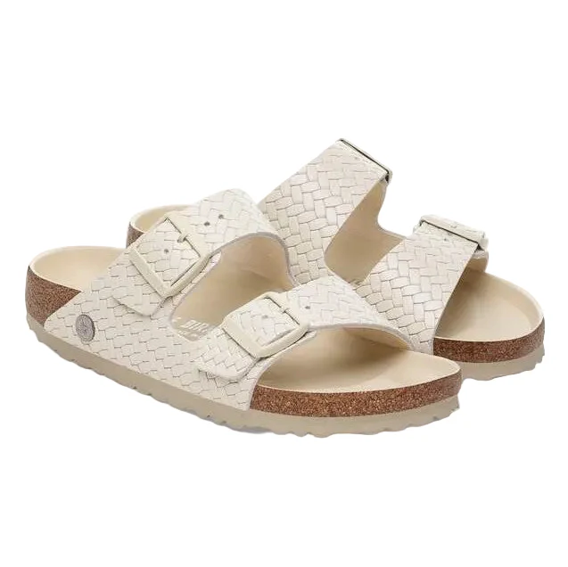 Birkenstock Women's Arizona Woven Embossed Sandal - Image 4