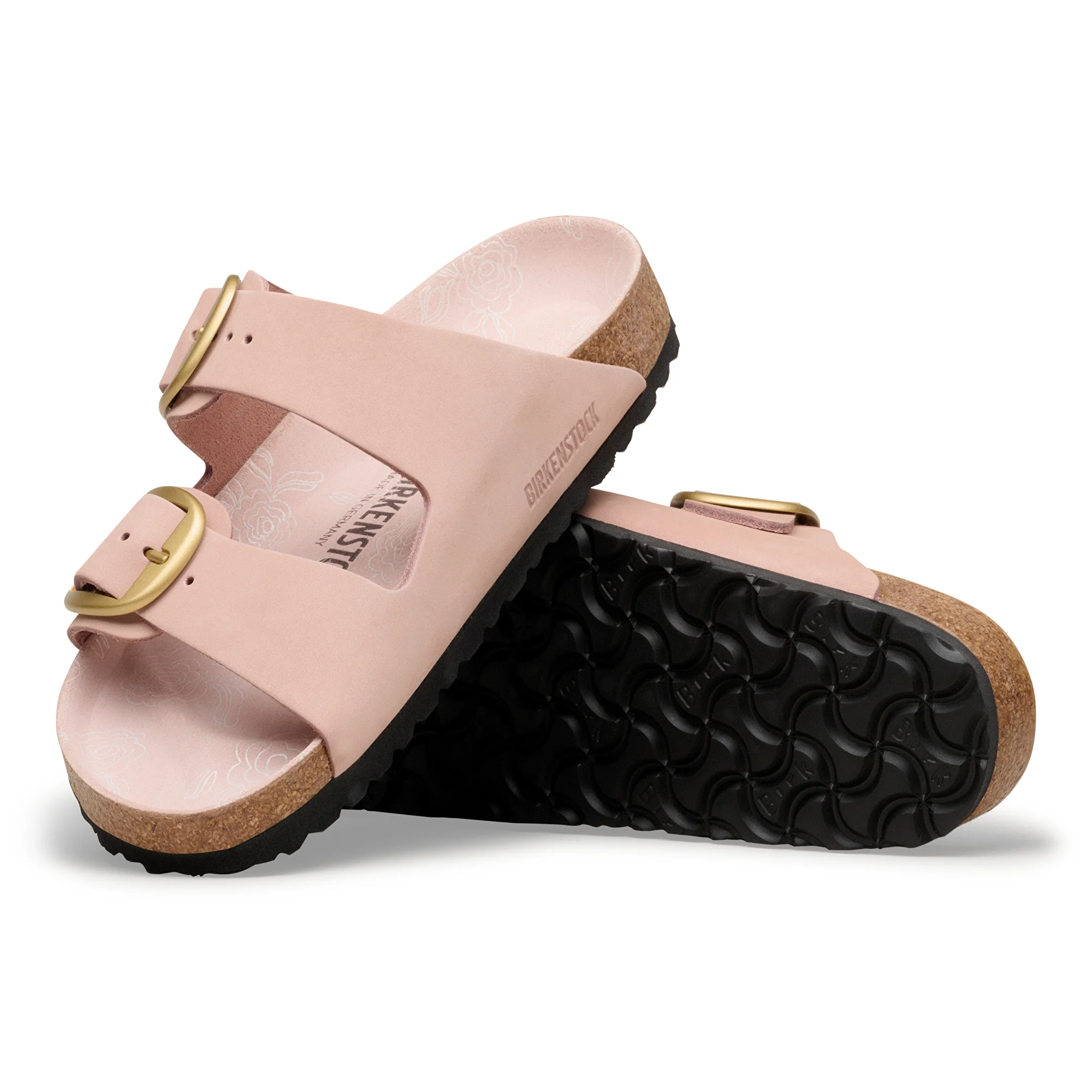 Birkenstock Womens Arizona Big Buckle Printed Footbed Sandals - Medium/Narrow - Image 3