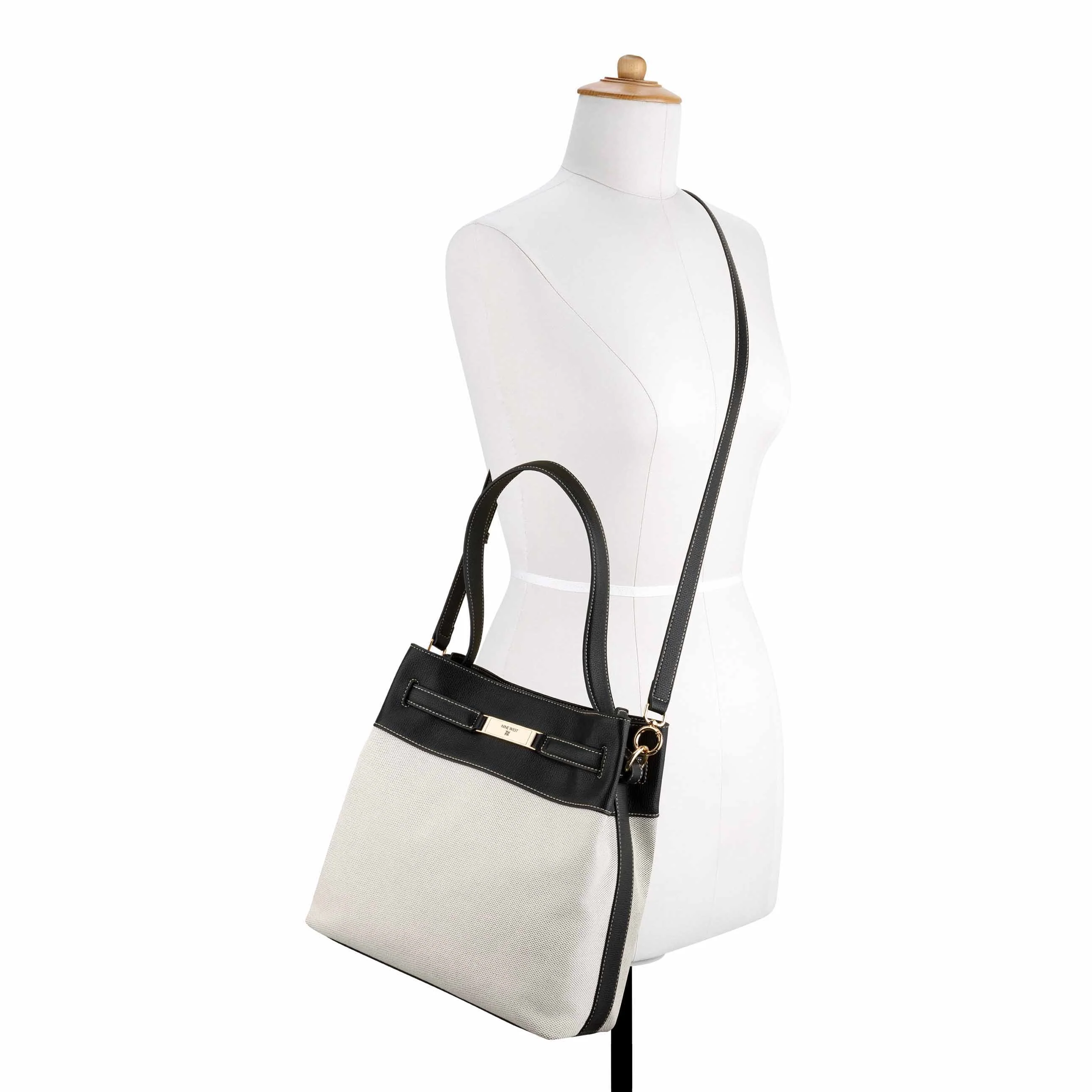 Nine West Harlee Crossbody Bucket Hobo Handbag - Image 5