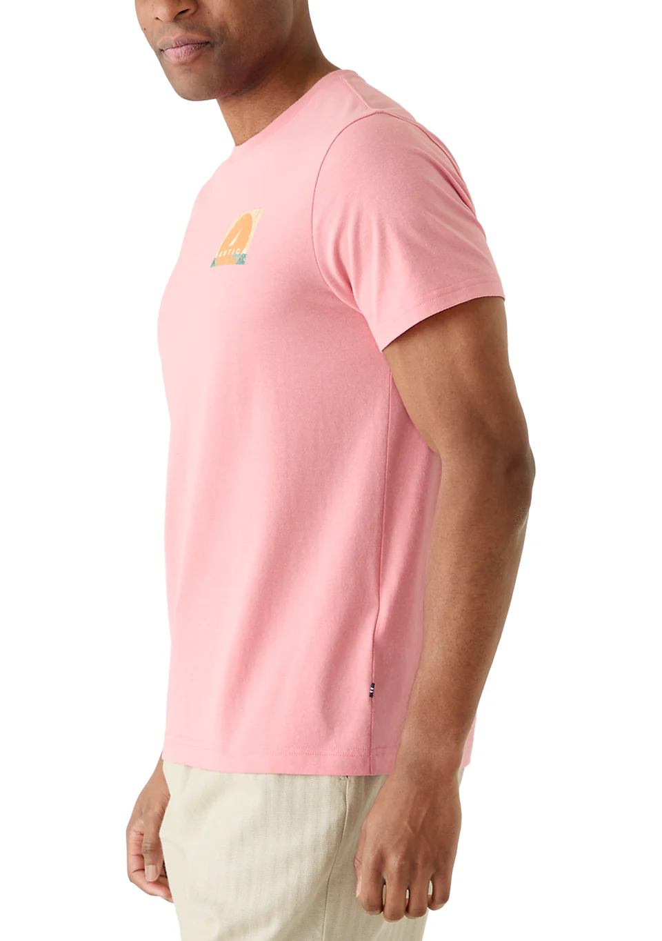 Nautica Mens Sustainably Crafted Land and Sea Graphic Short Sleeve T-Shirt - Image 3