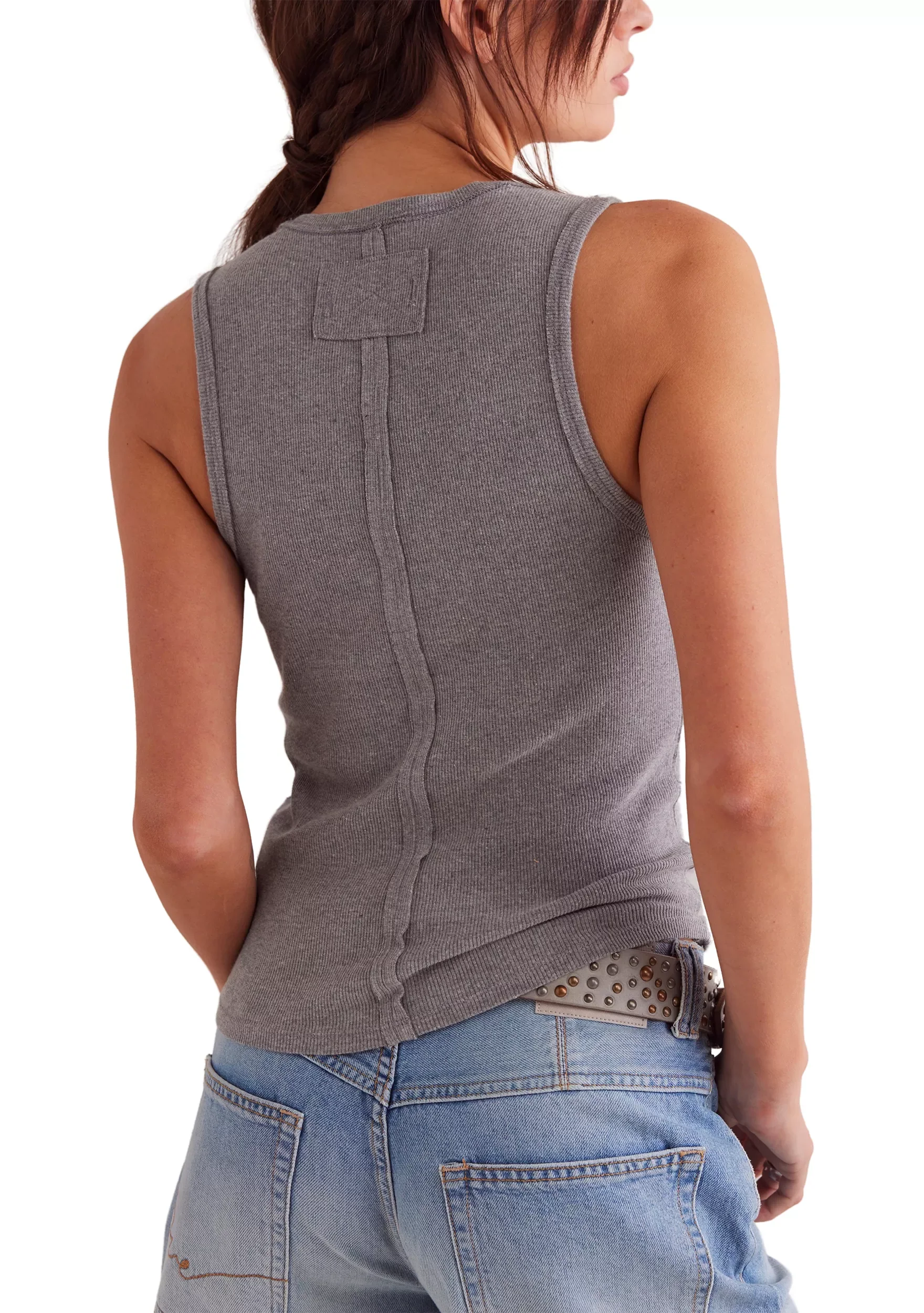 Free People Womens We The Free Neria V-Neck Tank Top - Image 2