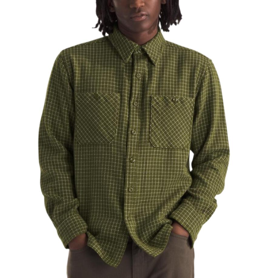 The North Face Mens Valley Twill Long Sleeve Flannel Shirt - Image 2