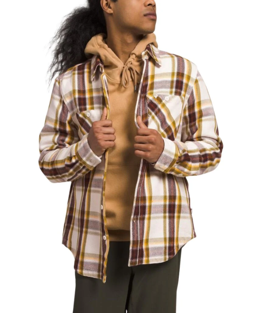 The North Face Mens Valley Twill Long Sleeve Flannel Shirt - Image 3