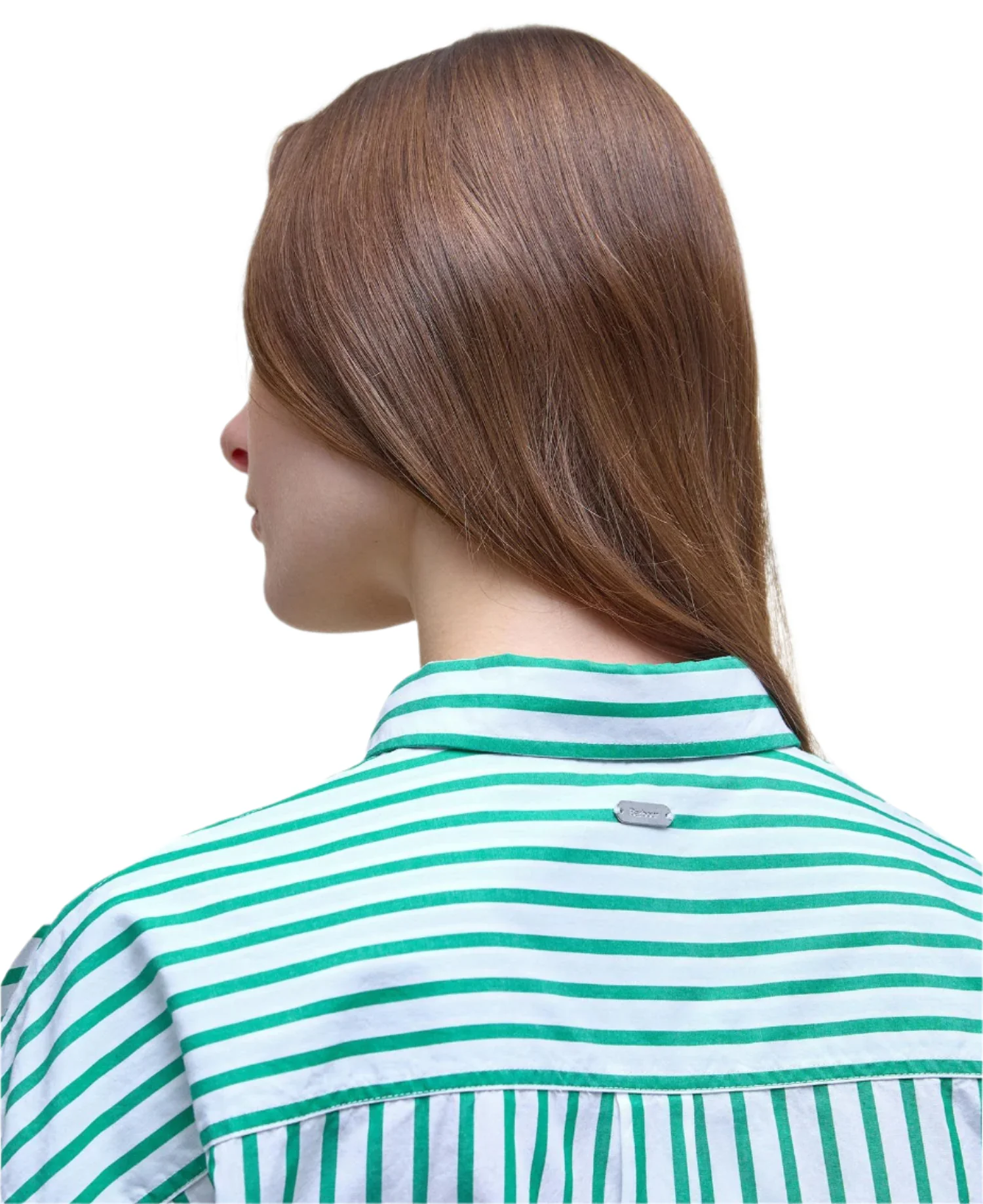 Barbour Womens Nicola Striped Relaxed Long-Sleeved Shirt - Image 6