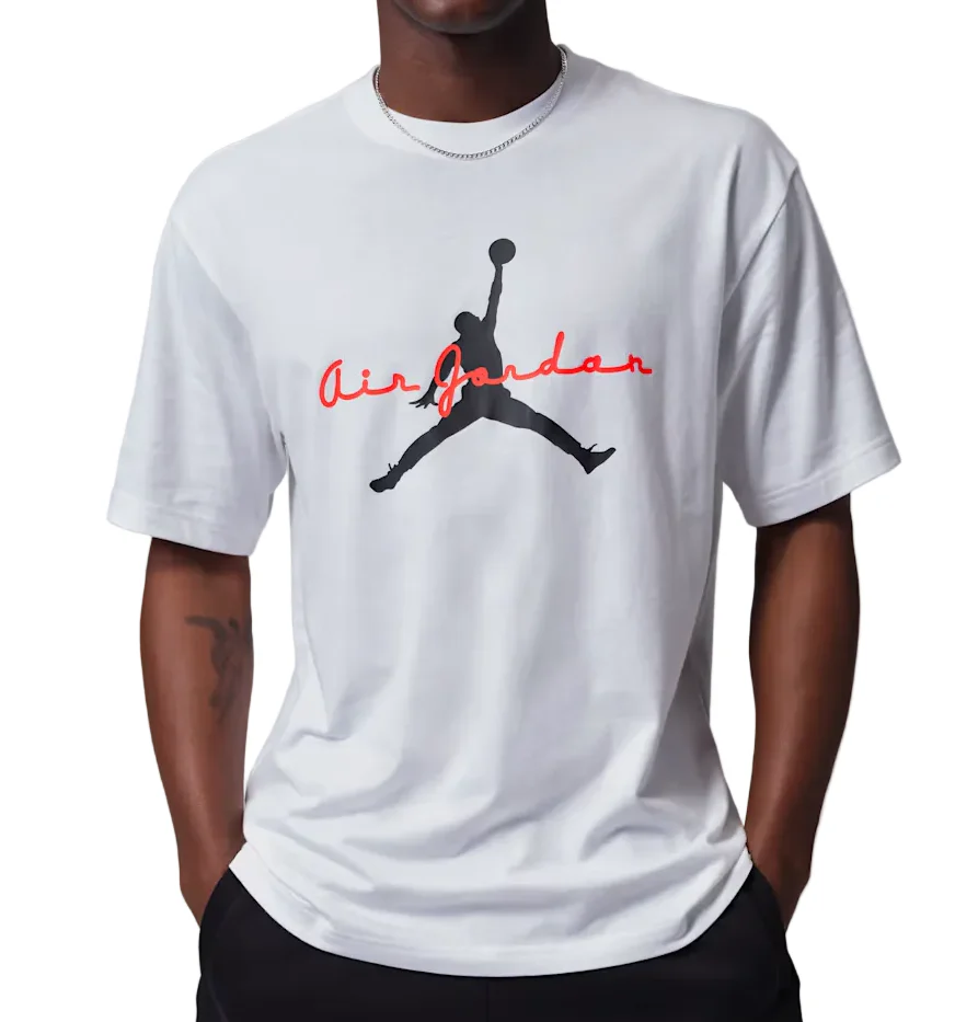 Nike Mens Jordan Brooklyn Graphic Short Sleeve T-Shirt - Image 2