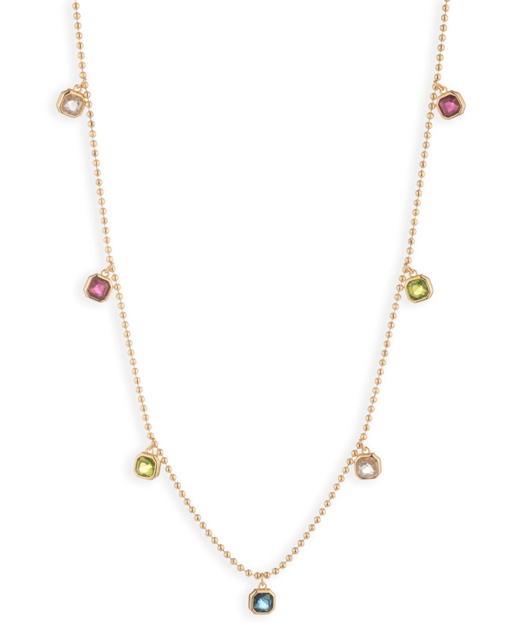 Lauren Ralph Lauren Gold-Tone Shaky Station Collar Necklace
