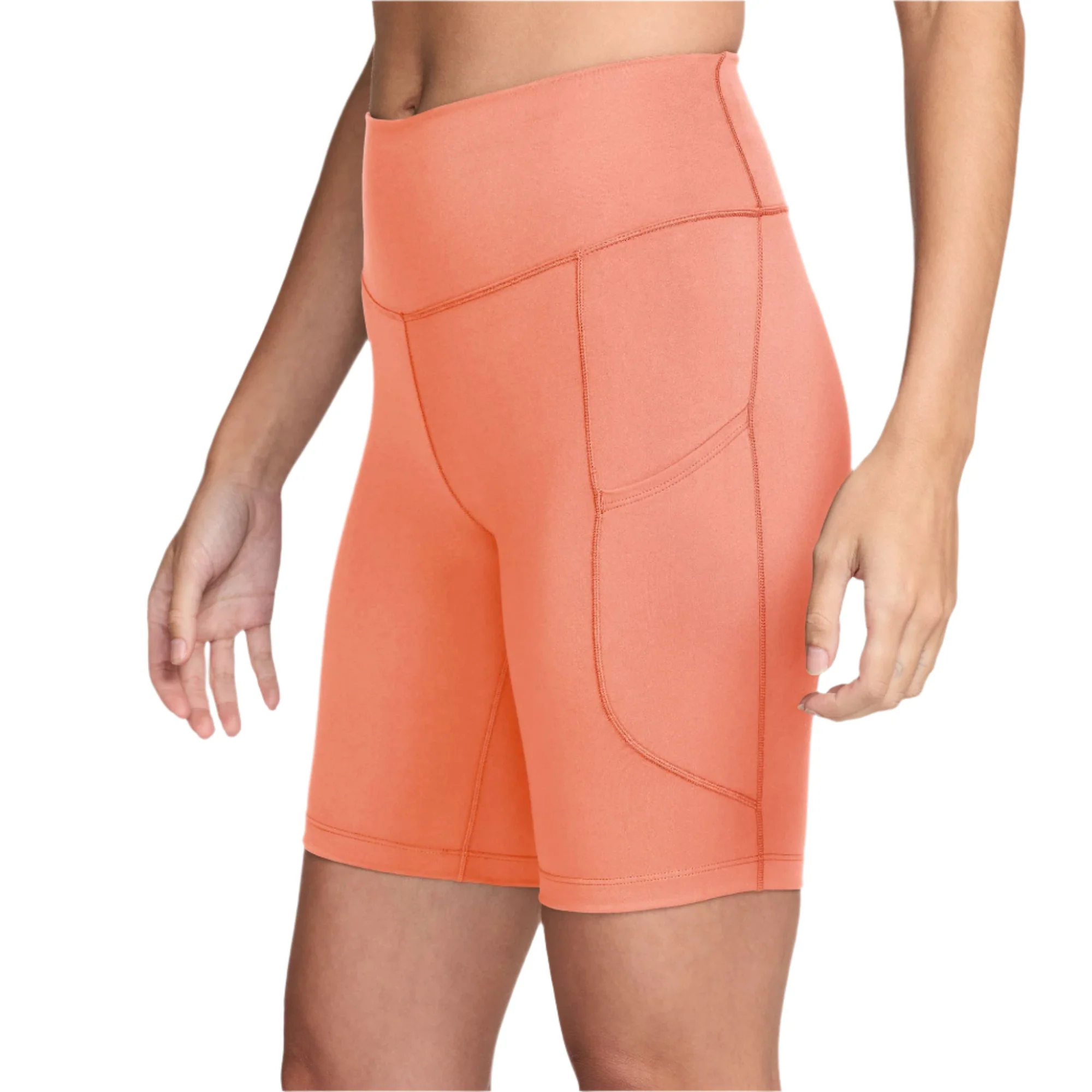Nike One Women's High-Waisted 8" Biker Pocket Shorts - Image 2