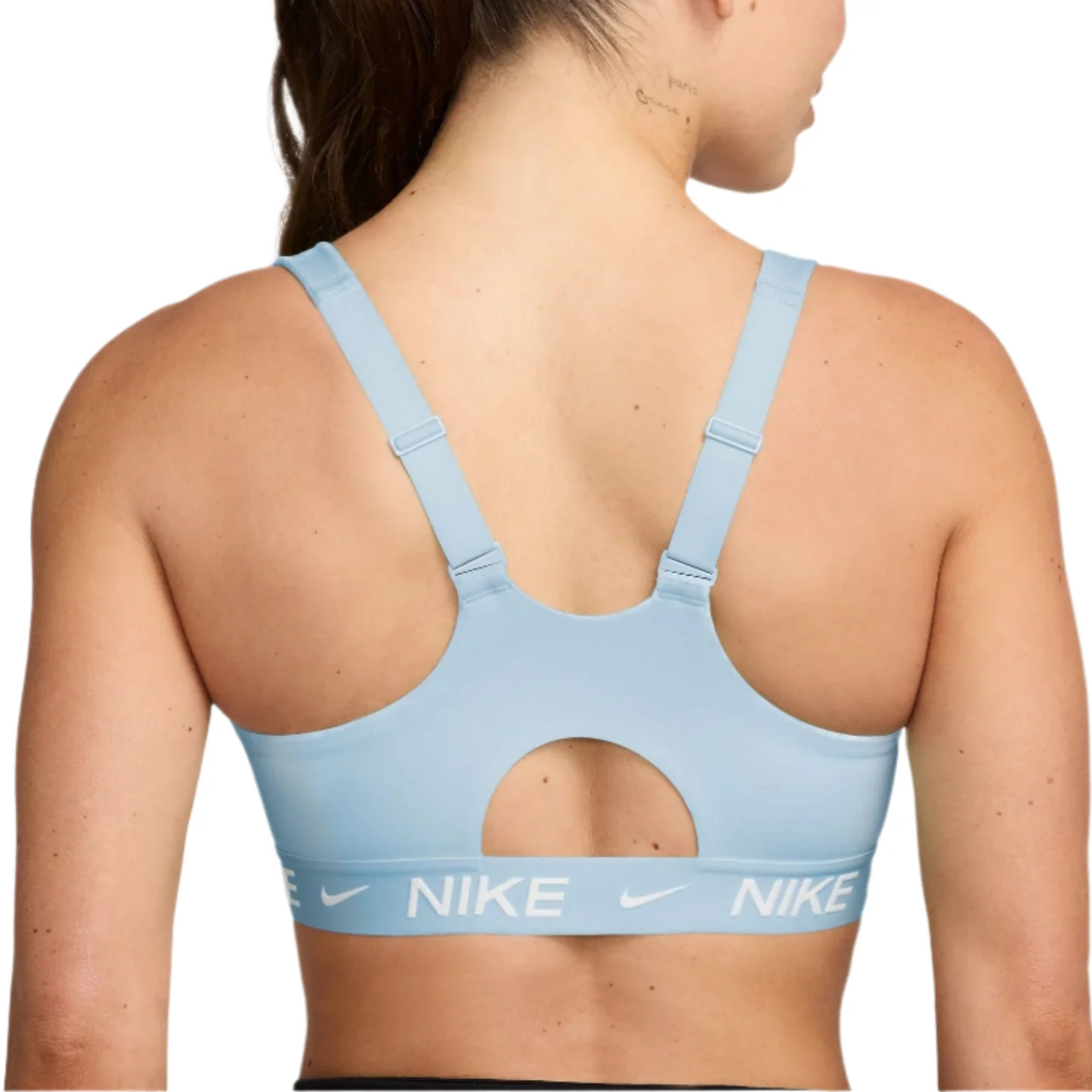 Nike Womens Dri-FIT Indy High Support Front-Zip Sports Bra - Image 2