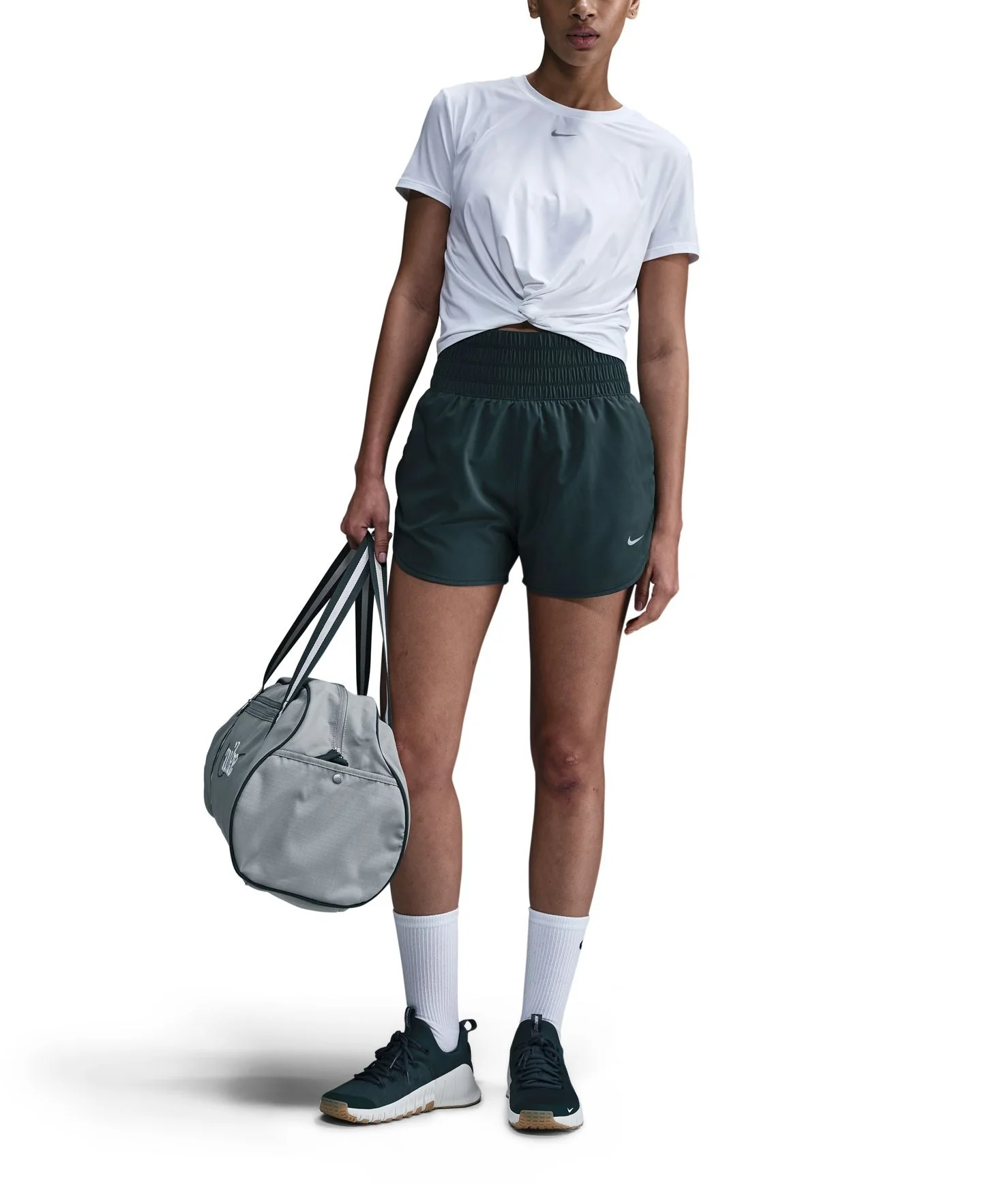 Nike Womens One Classic Twist Dri-FIT Short Sleeve T-Shirt
