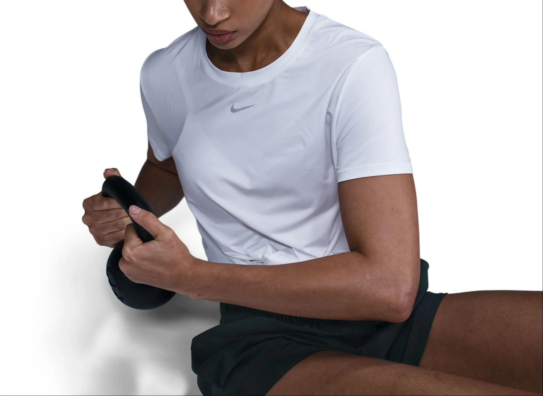 Nike Womens One Classic Twist Dri-FIT Short Sleeve T-Shirt - Image 4