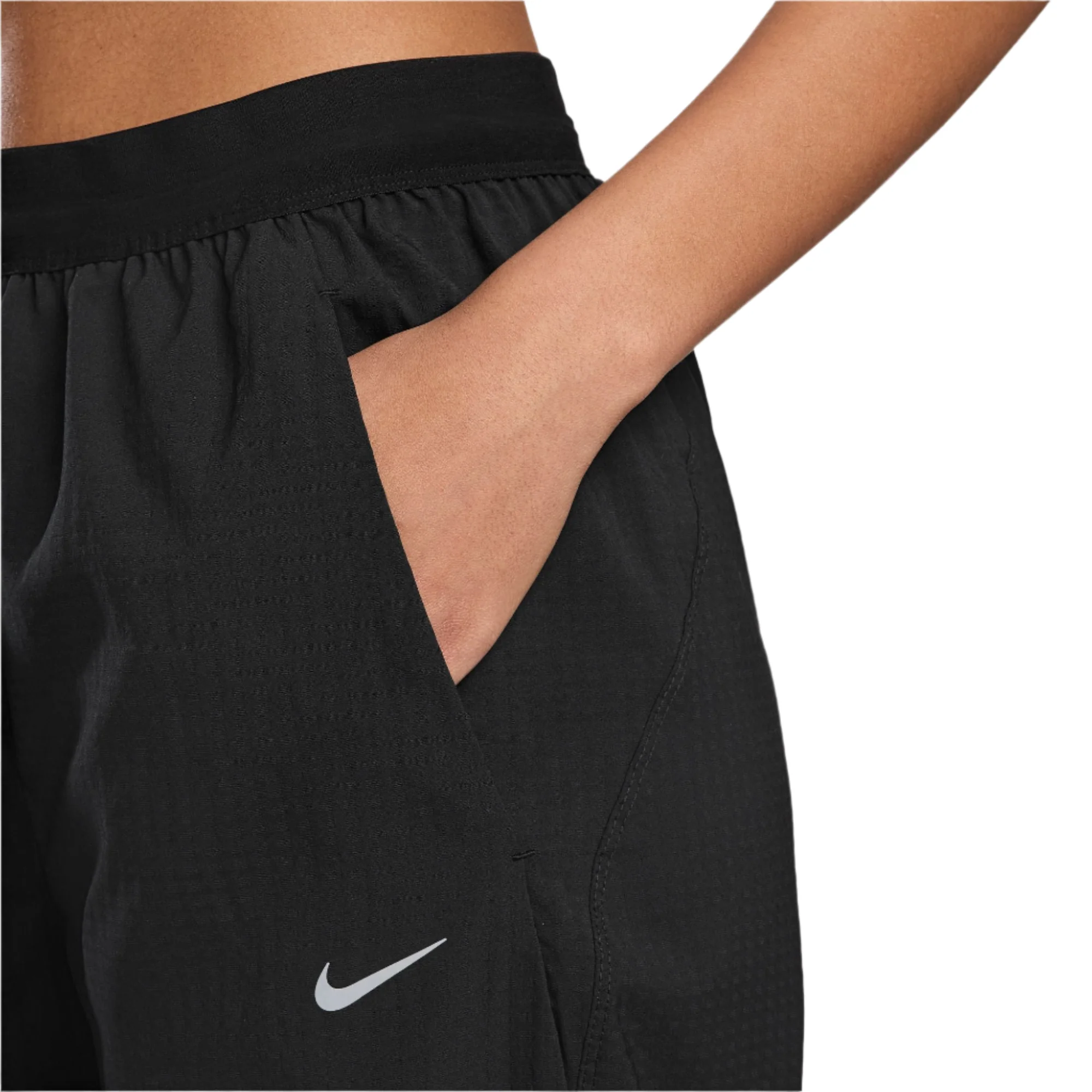 Nike Womens Dri-FIT Mid-Rise Full-Length Warm Running Pants - Image 3