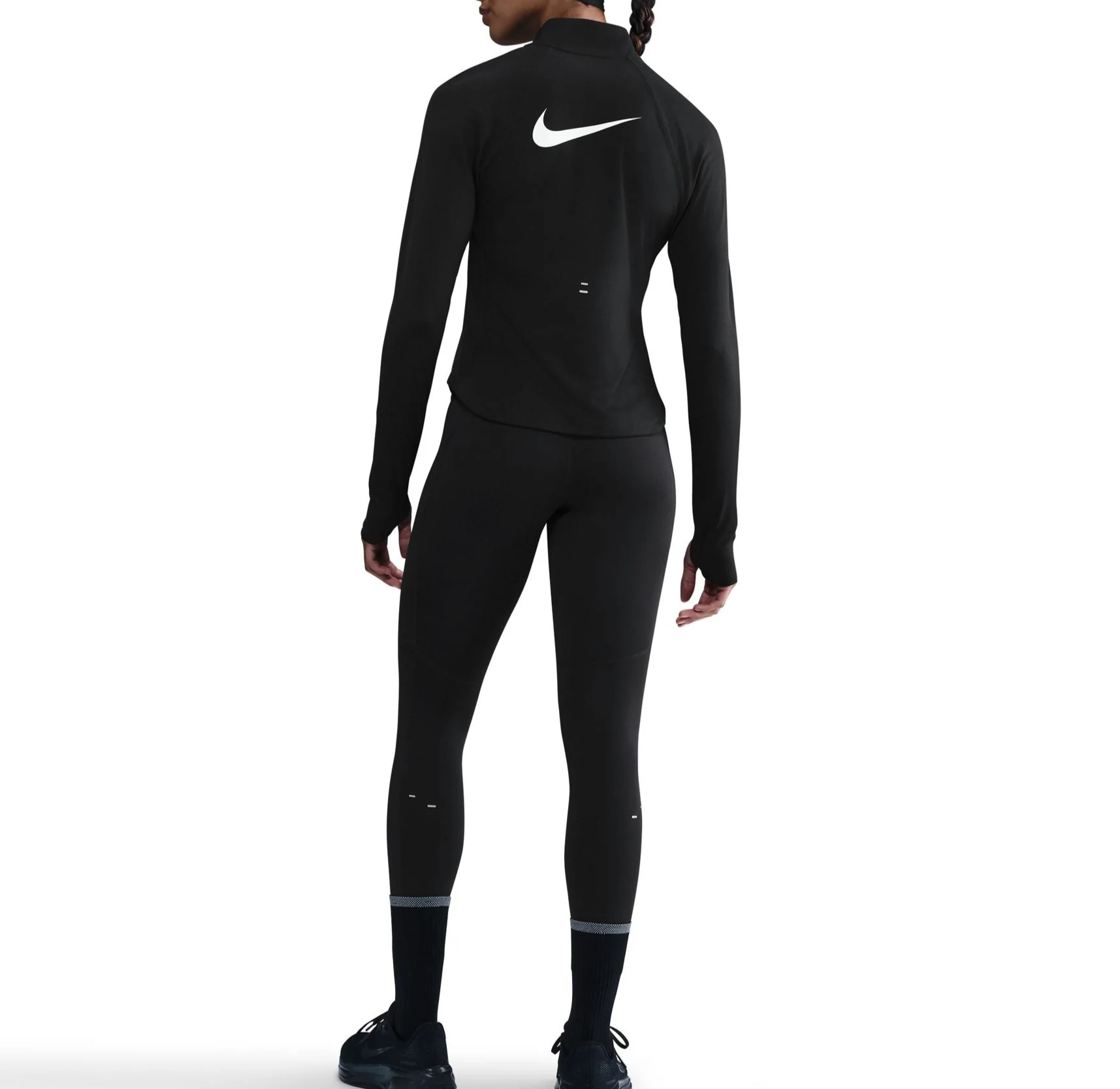 Nike Womens Tempo Swoosh Run Dri-FIT 1/4-Zip Running Top - Image 4