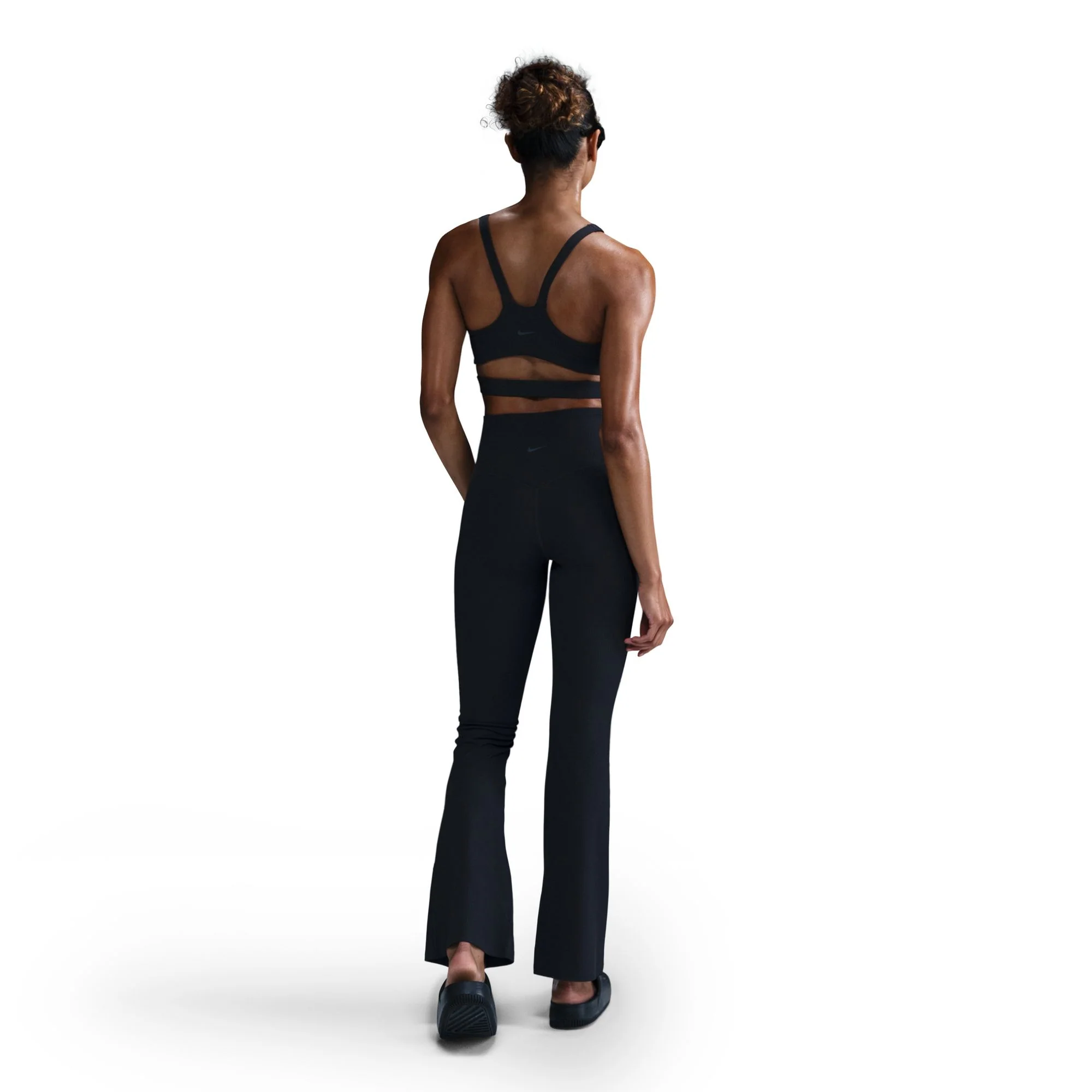 Nike Womens Zenvy Rib Light-Support Padded Sports Bra - Image 4