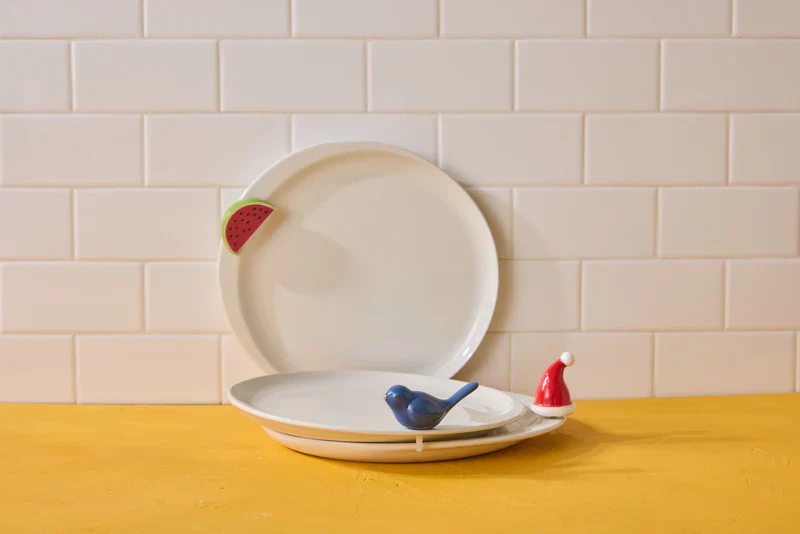 Nora Fleming Celebration Circle Stoneware Platter - Image 2
