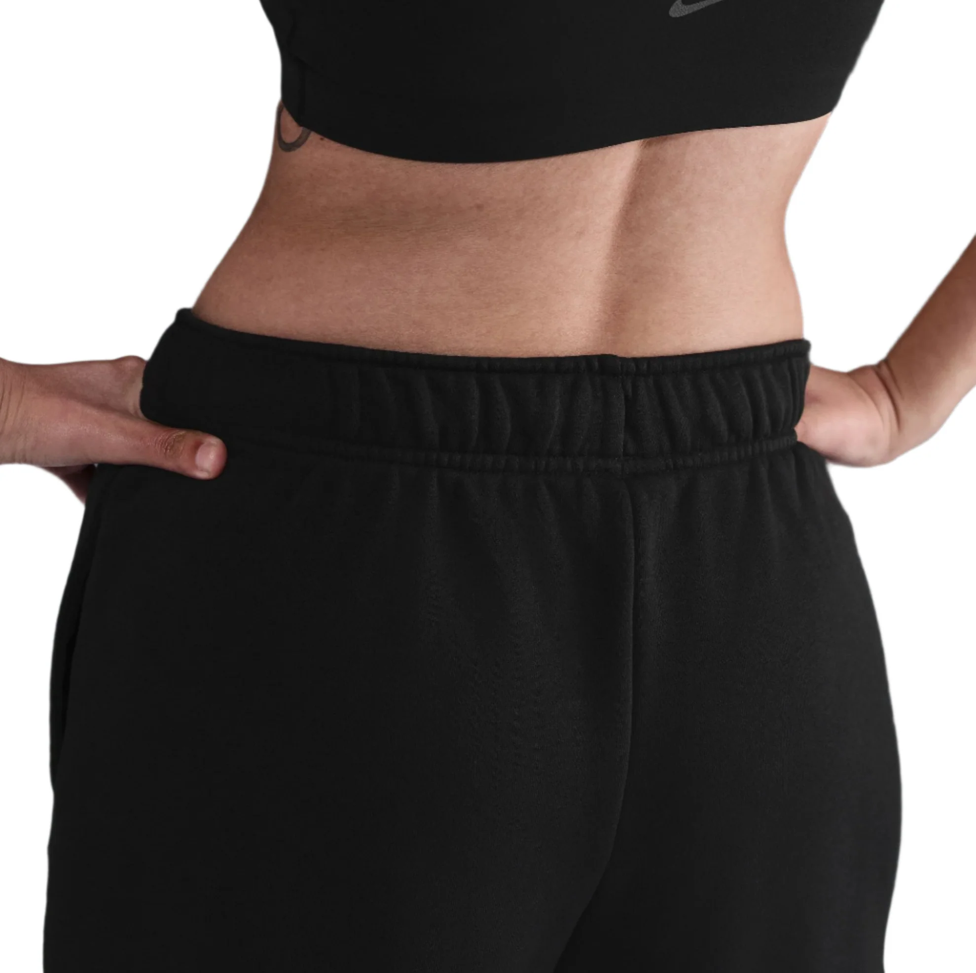 Nike Womens Sportswear Club Fleece Mid-Rise 4" Graphic Shorts - Image 4