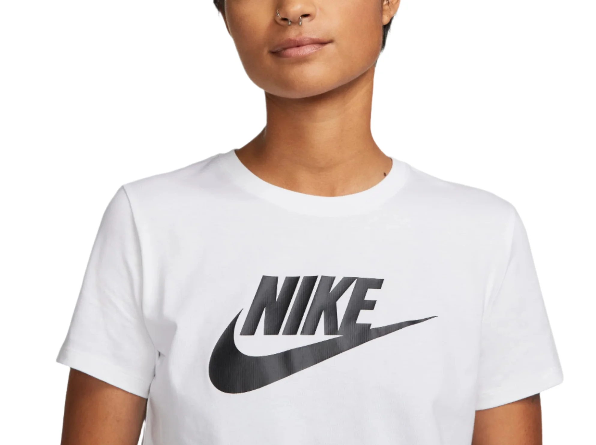 Nike Womens Sportswear Essentials Logo Short Sleeve T-Shirt - Image 3