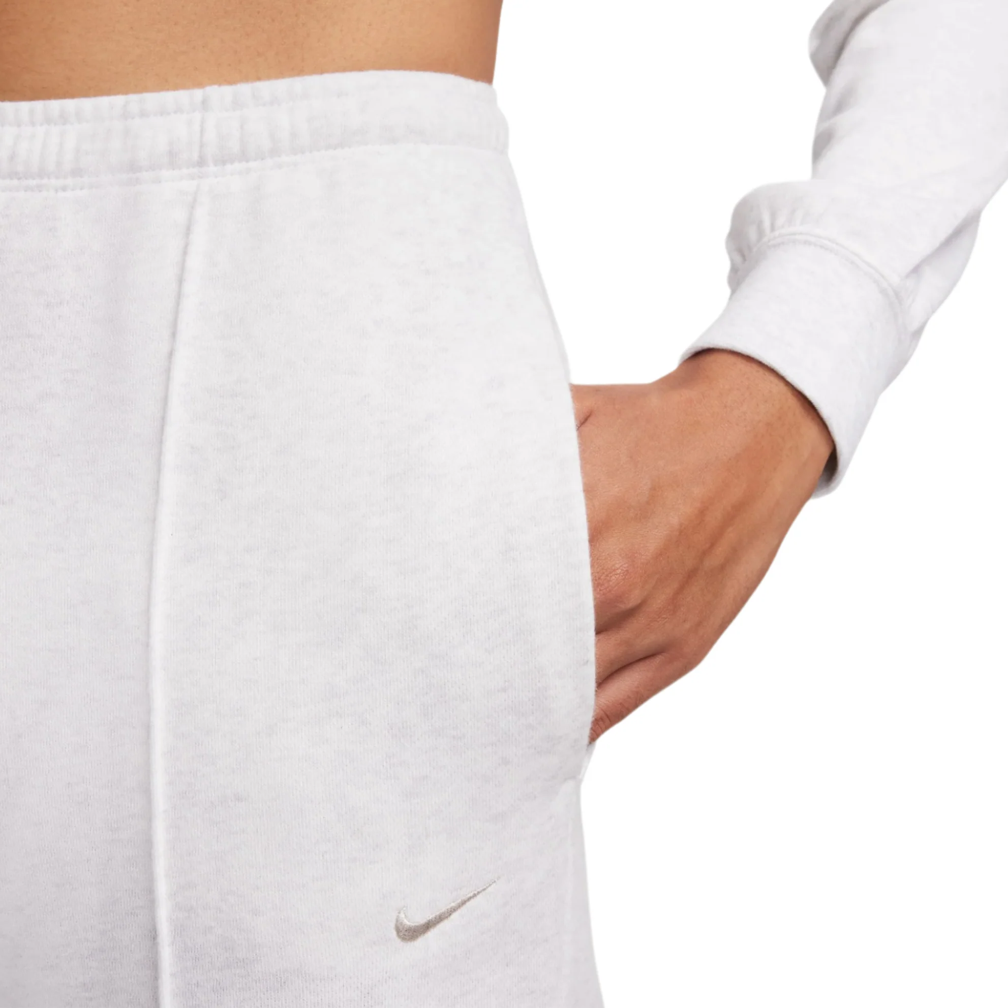 Nike Womens Sportswear Chill Terry Slim High-Waisted French Terry Sweatpants - Image 5