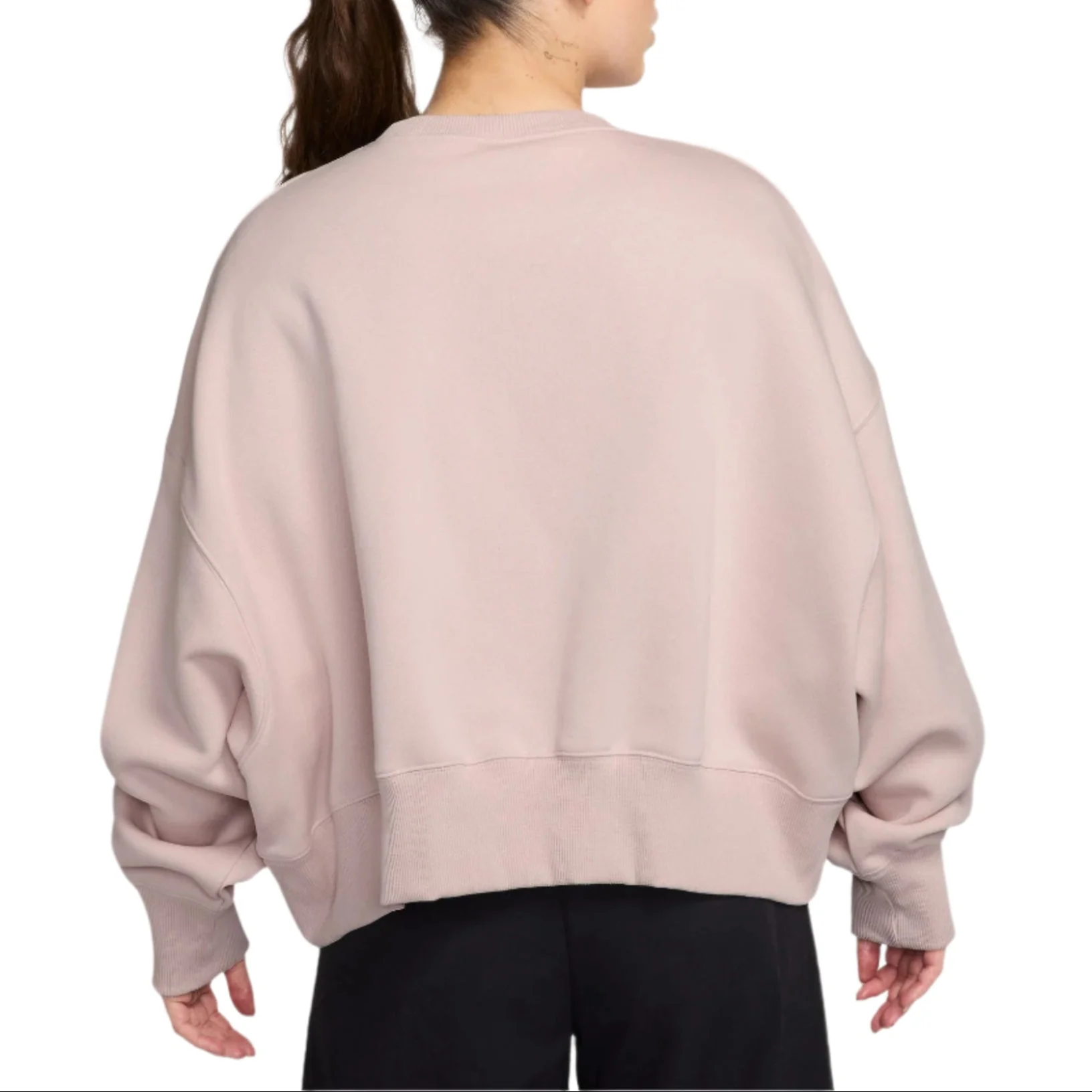 Nike Womens Phoenix Fleece Oversized Crewneck Sweatshirt - Image 2