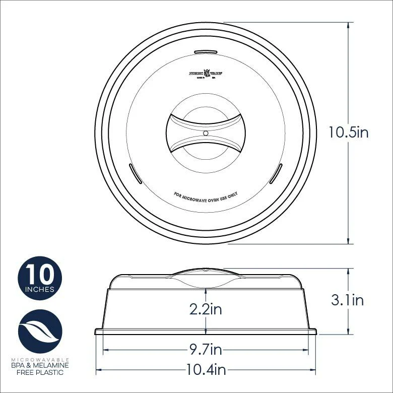 Nordic Ware 10 Inch Spatter Cover - Image 3