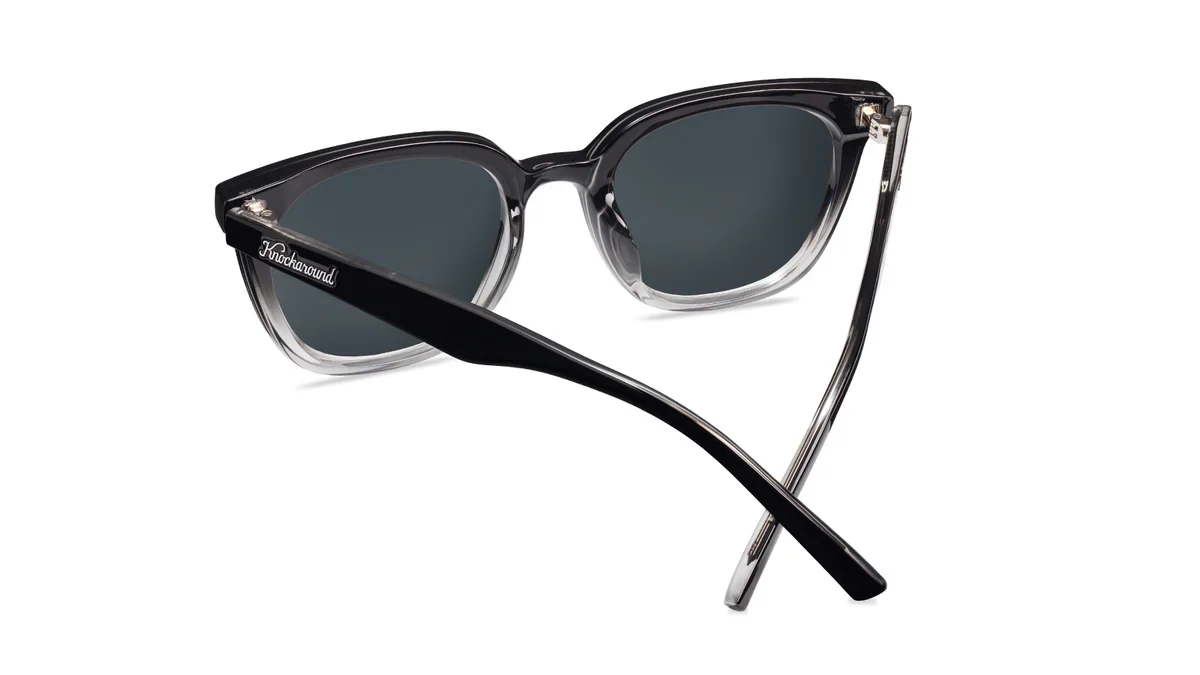Knockaround Obsidian Cloud Catchers Black Frame - Black Lens - Polarized Sunglasses - Image 4